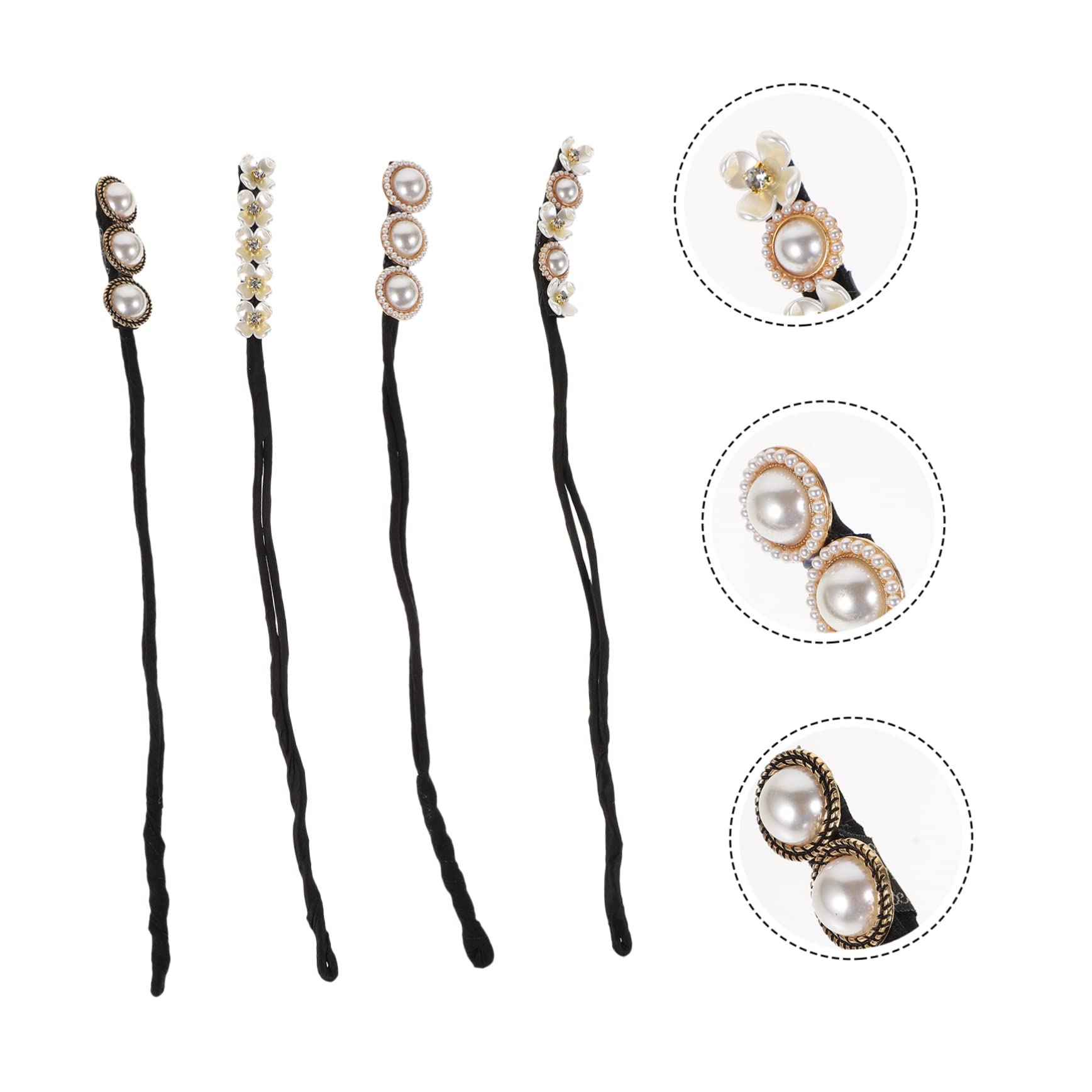 BIUDECO Hair Bun Maker Set - 3 Pack Fashion Hair Donut Bun Maker & Holder for Women, Girls - Perfect for Parties, Weddings, Work & Everyday Hairstyles