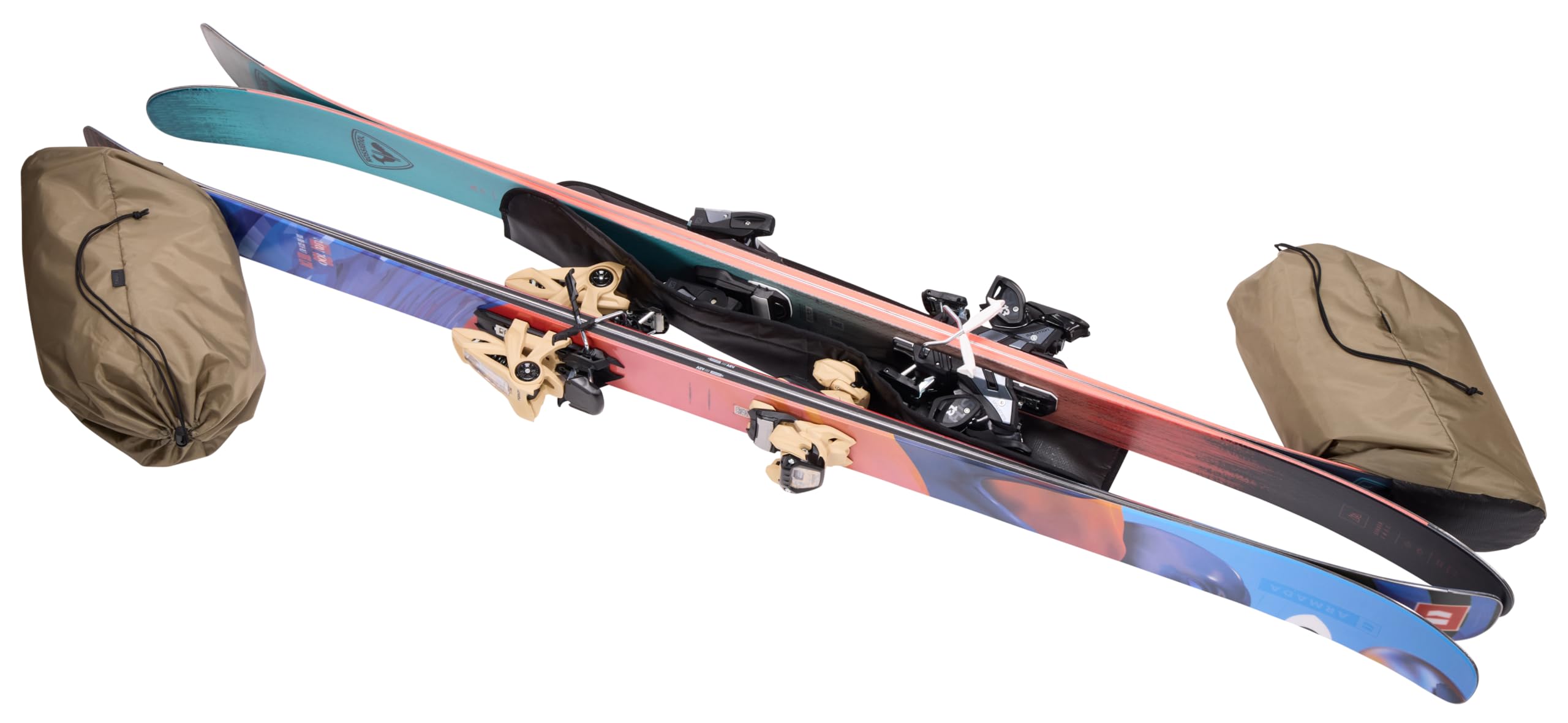 Thule Roundtrip Ski Roller Bag - Durable Travel Ski Bag for Airplane & Car Transport - Perfect for Ski Trips & Winter Vacations