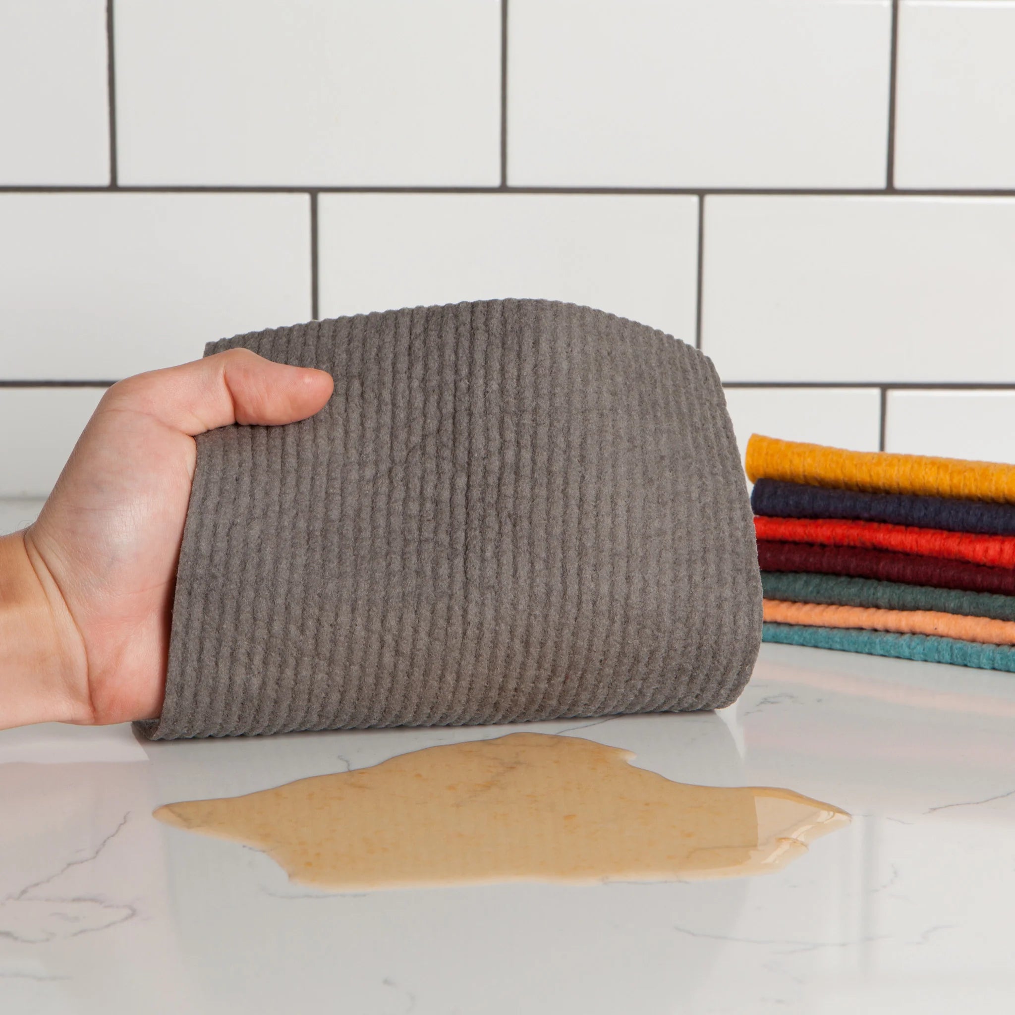 Danica Heirloom Swedish Sponge Cloth - Eco-Friendly Reusable Kitchen Towel for Cleaning & Dish Drying | Sustainable Alternative to Paper Towels | Perfect for Kitchen, Bathroom & Household Chores