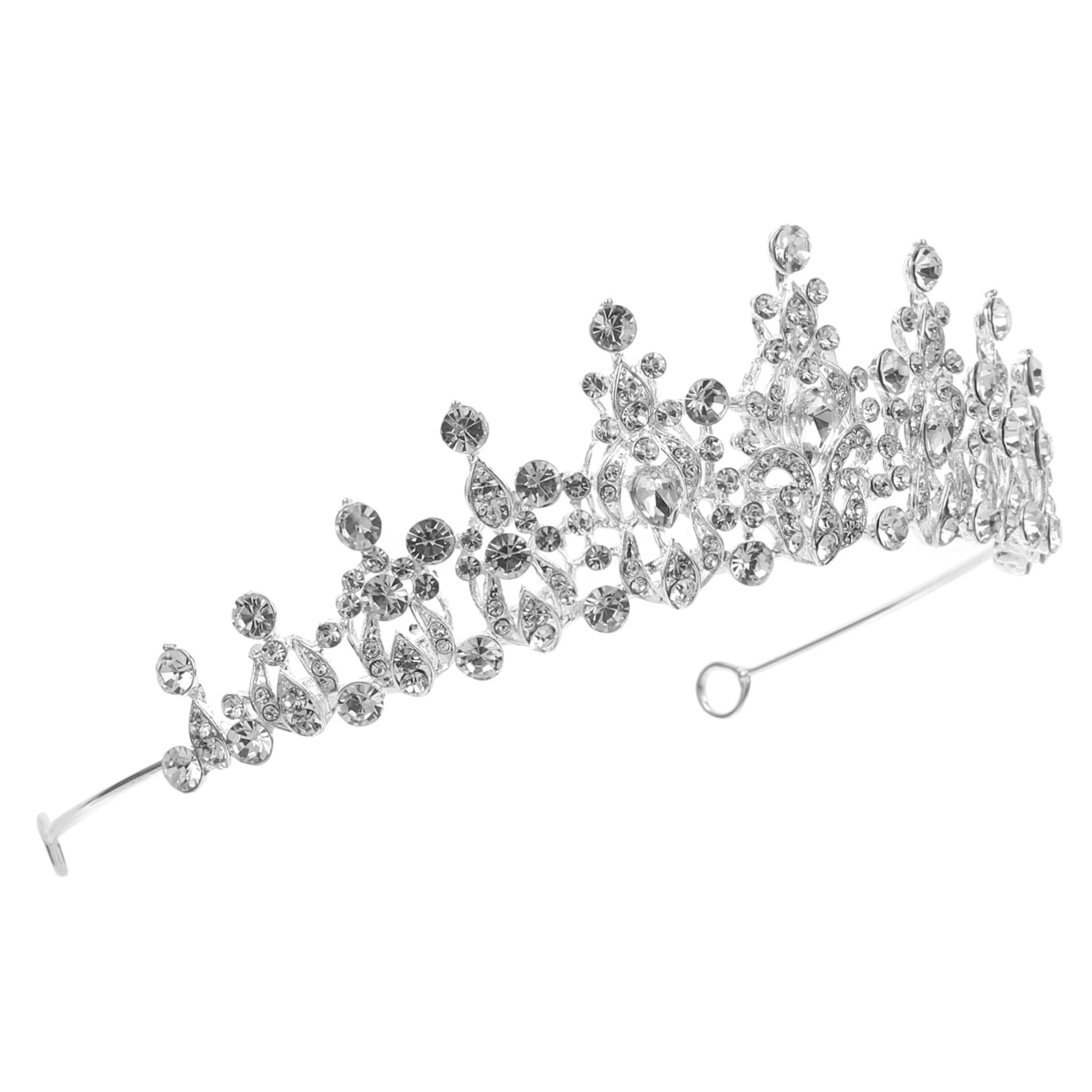 FRCOLOR Rhinestone Bridal Hair Crown - Elegant Wedding Headband for Bride, Cosplay & Birthday Accessories | Perfect for Weddings, Prom, Parties & Special Occasions