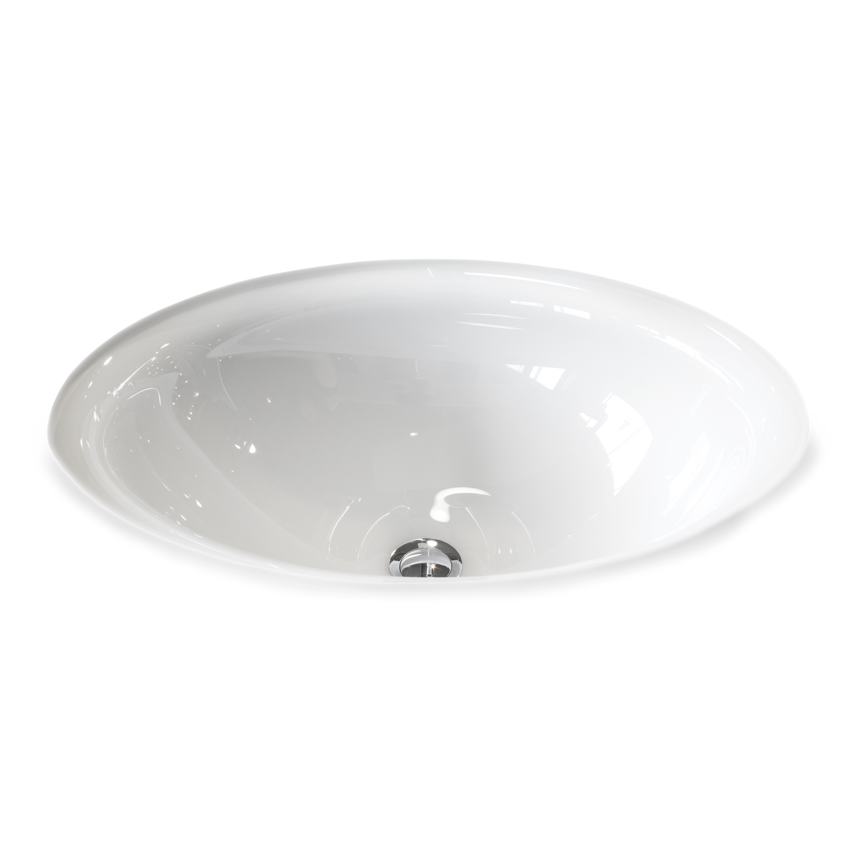 Premium Starphire White Glass Mist Oval Undermount Bathroom Sink - No Overflow - Perfect for Modern Vanities & Spa-Like Bathrooms