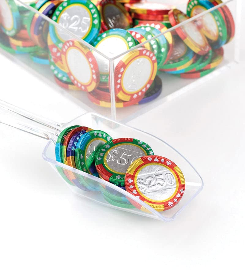 Premium Milk Chocolate Casino Chips - 3 LB Bulk Bag for Parties, Events & Gift Giving | Delicious Chocolate Poker Chips for Casino Night, Birthday & Game Night