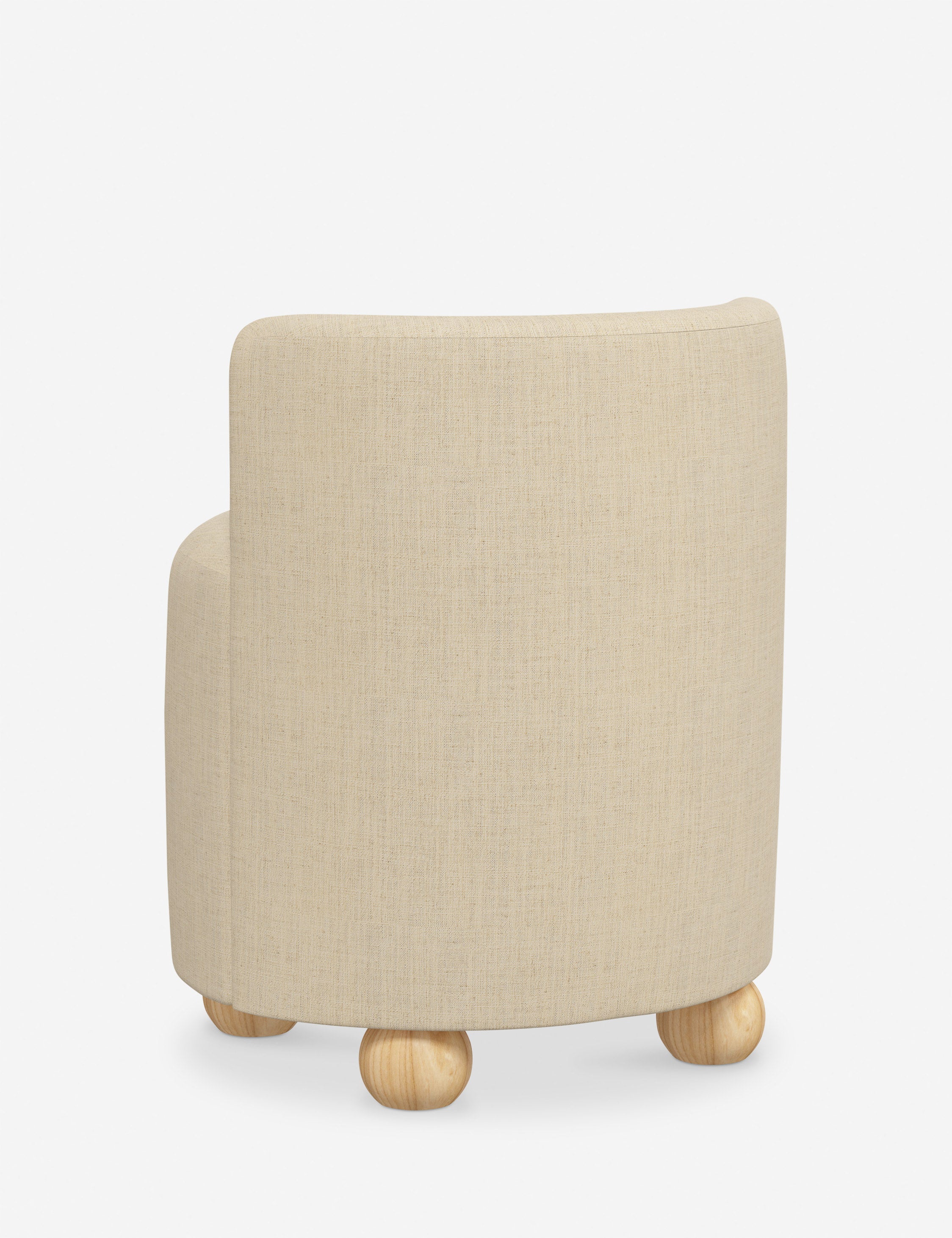 Fernsby Modern Accent Chair - Mid Century Style Upholstered Lounge Chair for Living Room, Bedroom, Office - Comfortable Reading Chair with Wooden Legs & Soft Fabric