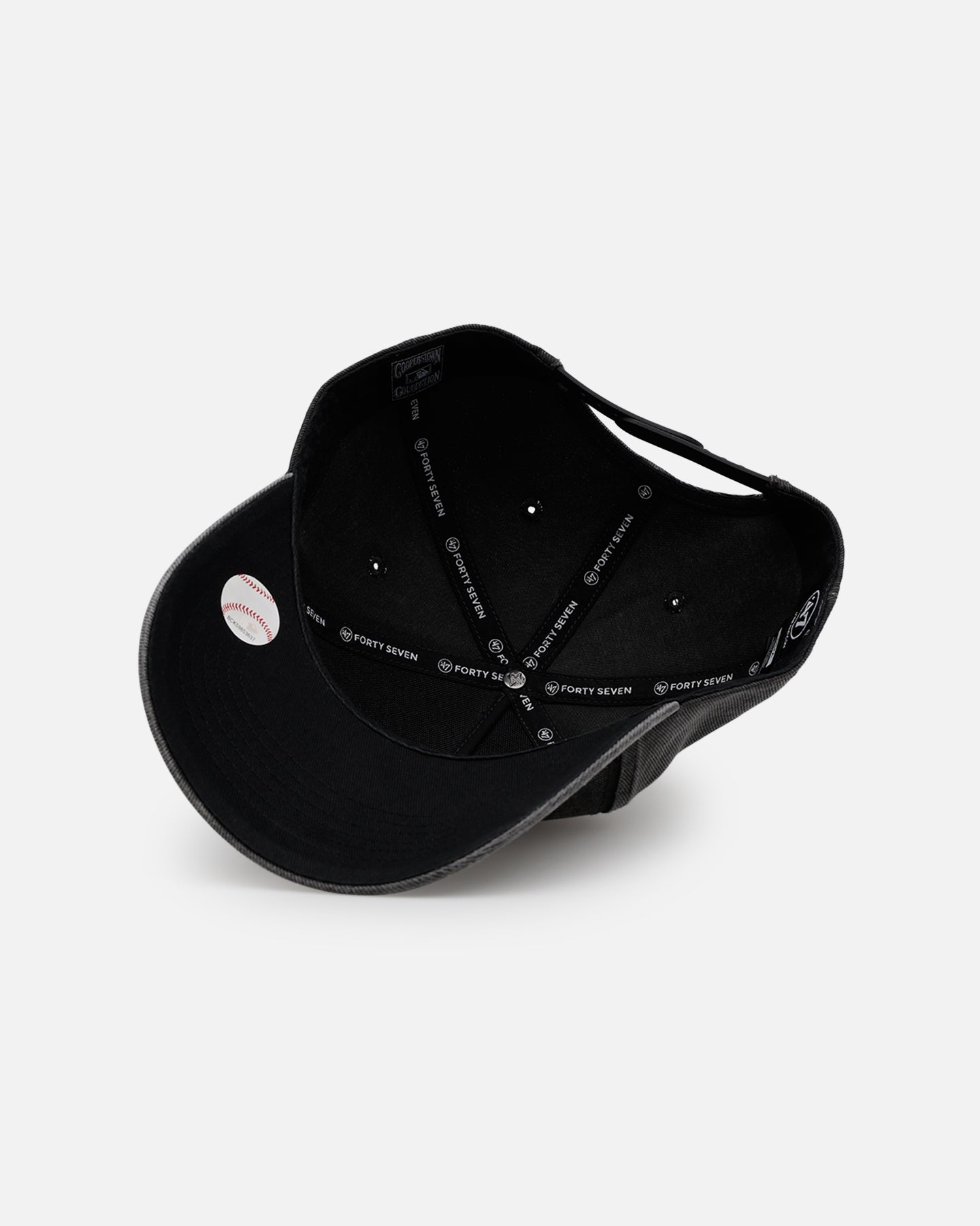 47 Brand Los Angeles Angels 'Washed Black' Snapback Hat - Adjustable MLB Baseball Cap for Men & Women - Perfect for Games, Casual Wear & Sports Fans