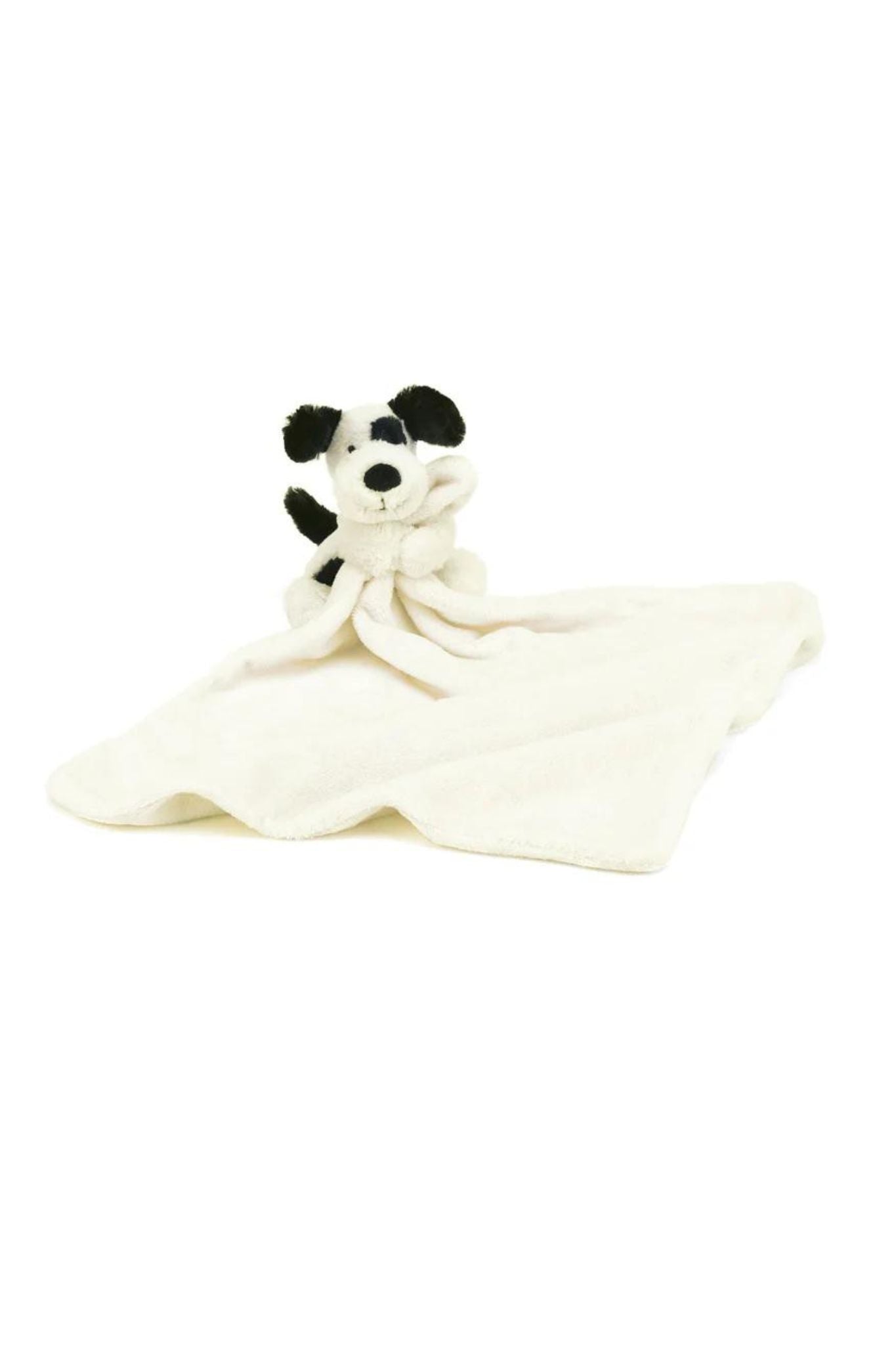 Jellycat Bashful Black & Cream Puppy Plush Toy - Ultra Soft Stuffed Animal for Babies & Kids | Perfect for Cuddling, Comfort, and Nursery Decor