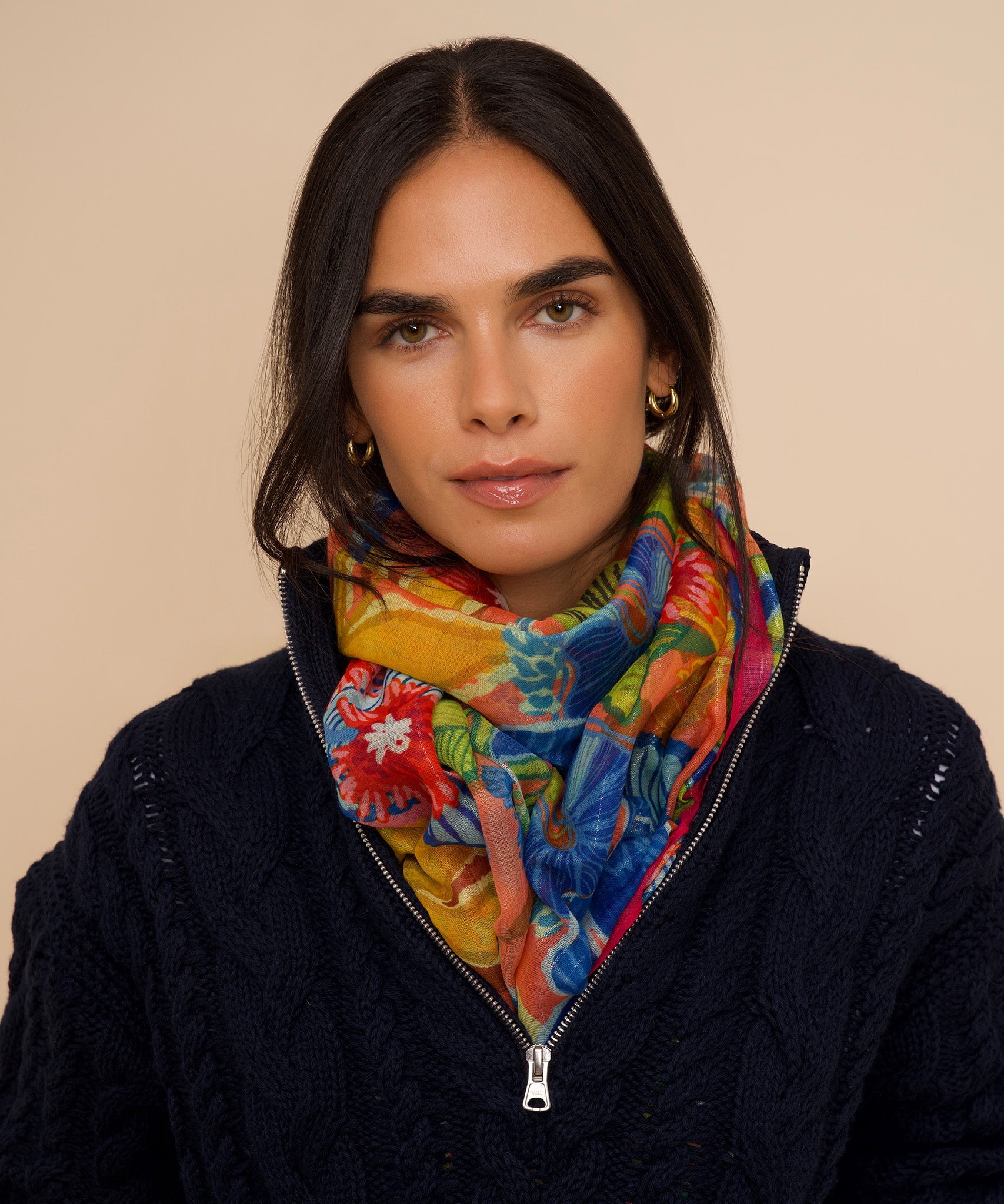 Stylish Rainforest Print Sarong Wrap - Lightweight Beach Cover-Up for Women, Perfect for Pool, Vacation & Summer Outfits