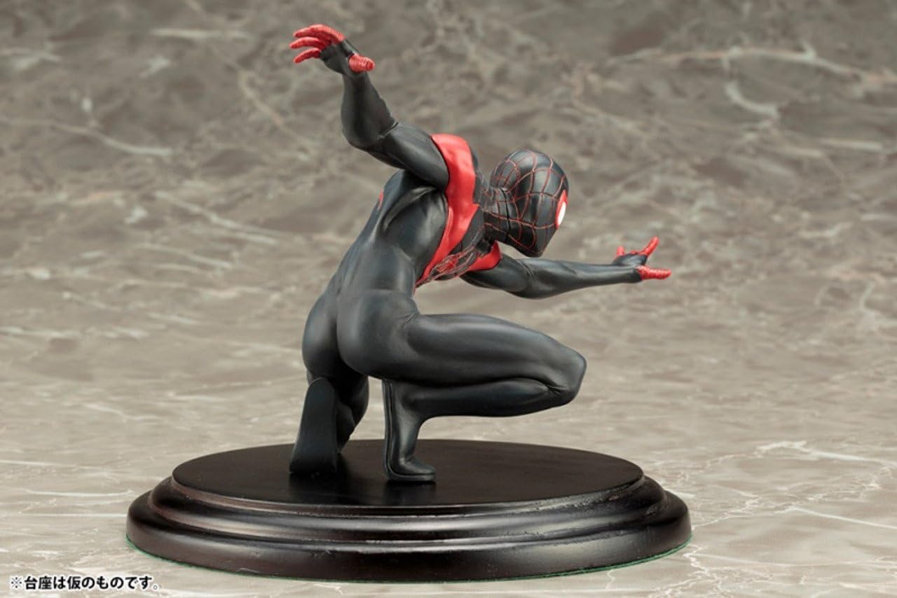 Kotobukiya Marvel Now ARTFX The Amazing Spider-Man Miles Morales Action Figure - Collectible Statue for Display & Gifts - Perfect for Home Decor, Office Display, and Marvel Fans Collection