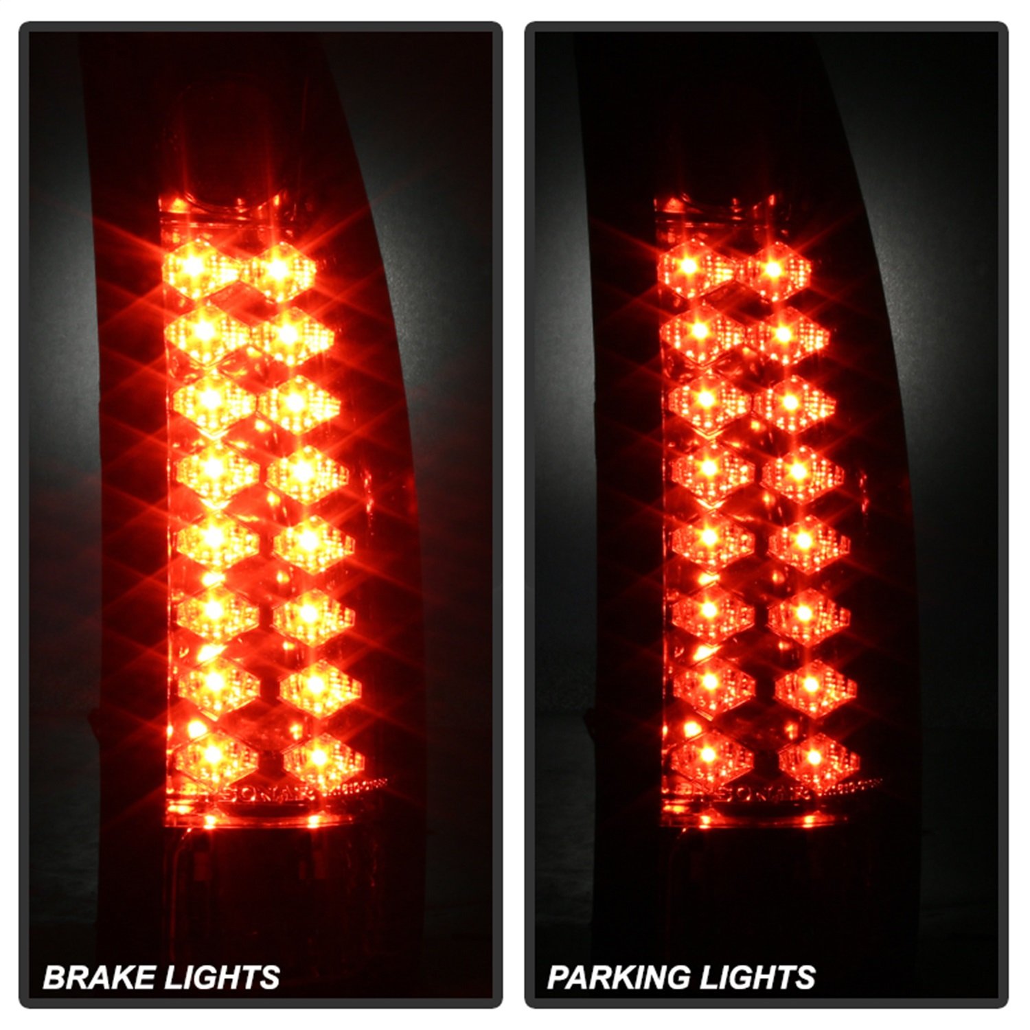 Spyder Auto 5001368 LED Tail Lights Chrome/Clear - High-Performance Brake Lights for Cars, Trucks & SUVs
