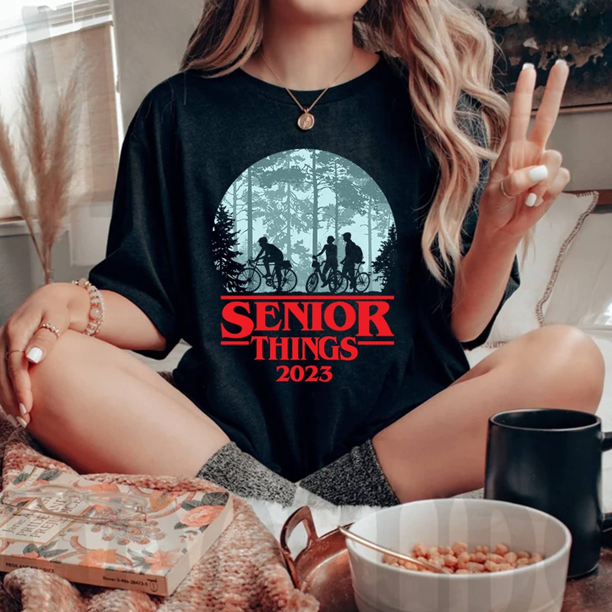 Class of 2023 Senior Shirt - Personalized Graduation T-Shirt for Women & Girls | High School Graduation Gift, Senior Week & College Celebration Apparel
