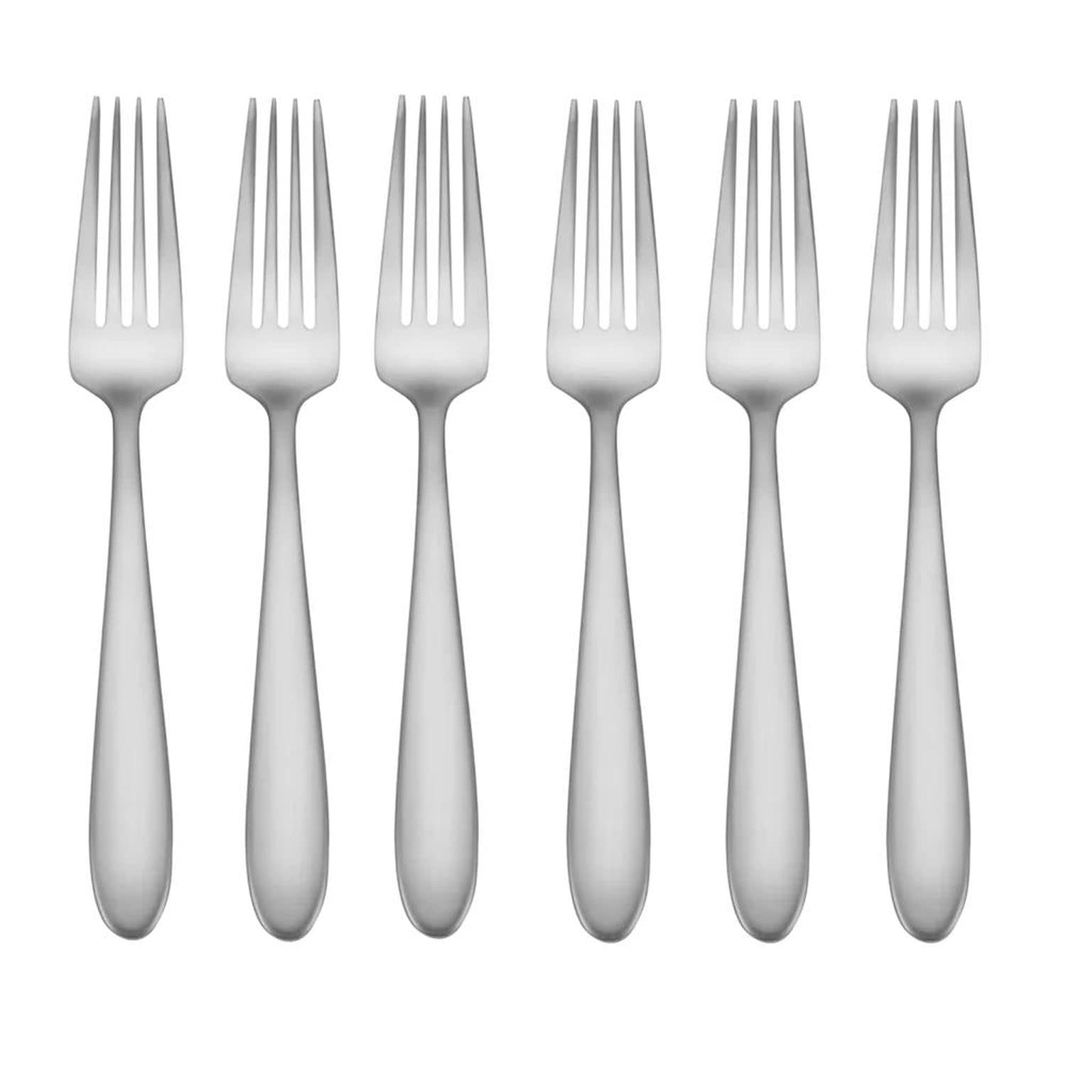 Oneida Vale 6-Piece Stainless Steel Dinner Forks Set - Elegant Flatware for Formal Dining, Restaurants & Home Entertaining