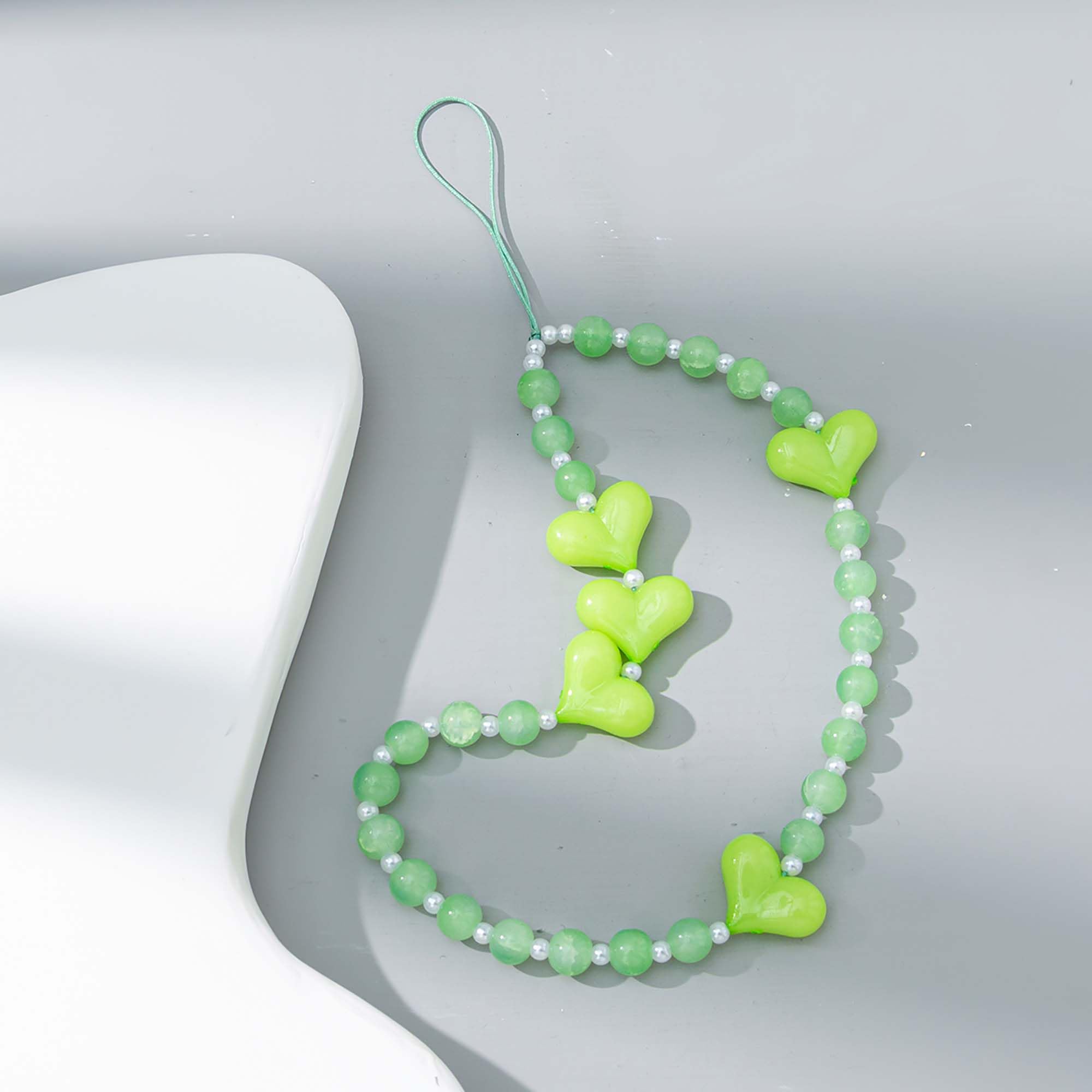 Cute Phone Charm Strap with Pearl Beads - Adjustable Lanyard Bracelet for Cell Phone Accessories - Perfect for Girls, Teens, Women - Great for Everyday Use, Gifts, Parties, and School
