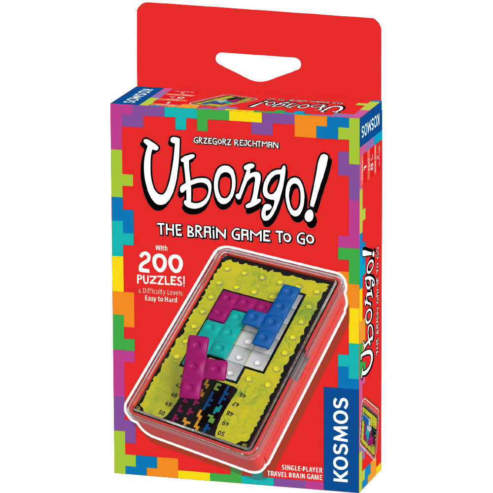 Ubongo: Fast-Paced Family Board Game for Kids & Adults - Perfect for Parties, Travel & Brain Training