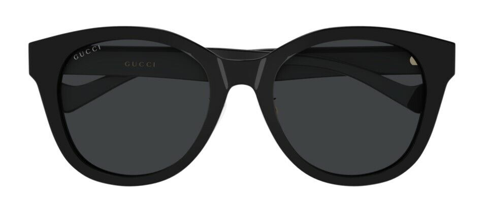 Gucci GG 1002SK 001 Black & Gray Round Women's Sunglasses - Stylish Full Rim Shades for Women, Perfect for Outdoor Activities, Beach & Fashion Accessories