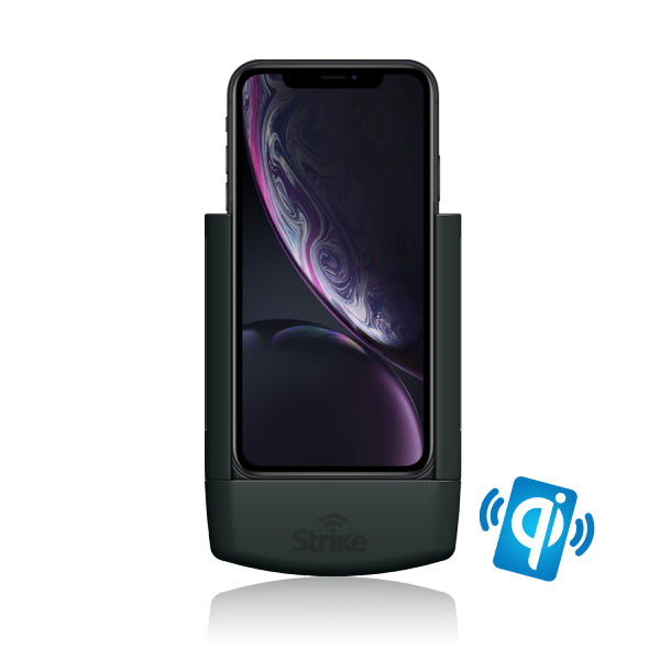 iPhone XR Wireless Charging Car Mount Holder - Fast Qi Charging Stand for iPhone XR - Perfect for Commuting & Road Trips