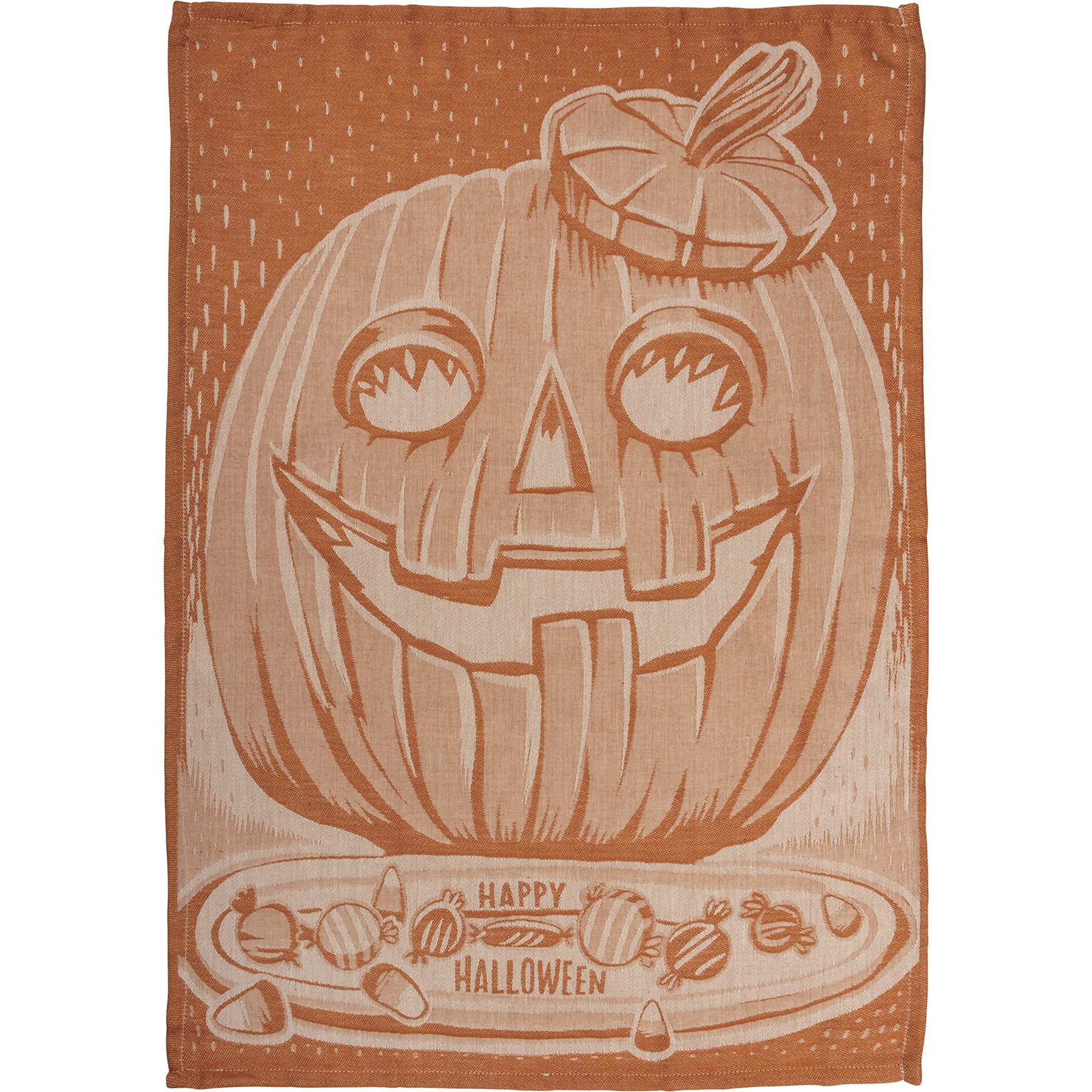 Primitives by Kathy Happy Halloween Kitchen Towel - Spooky Seasonal Decor for Home, Kitchen & Party | Halloween Themed Dish Towel for Gifts & Holiday Decorating