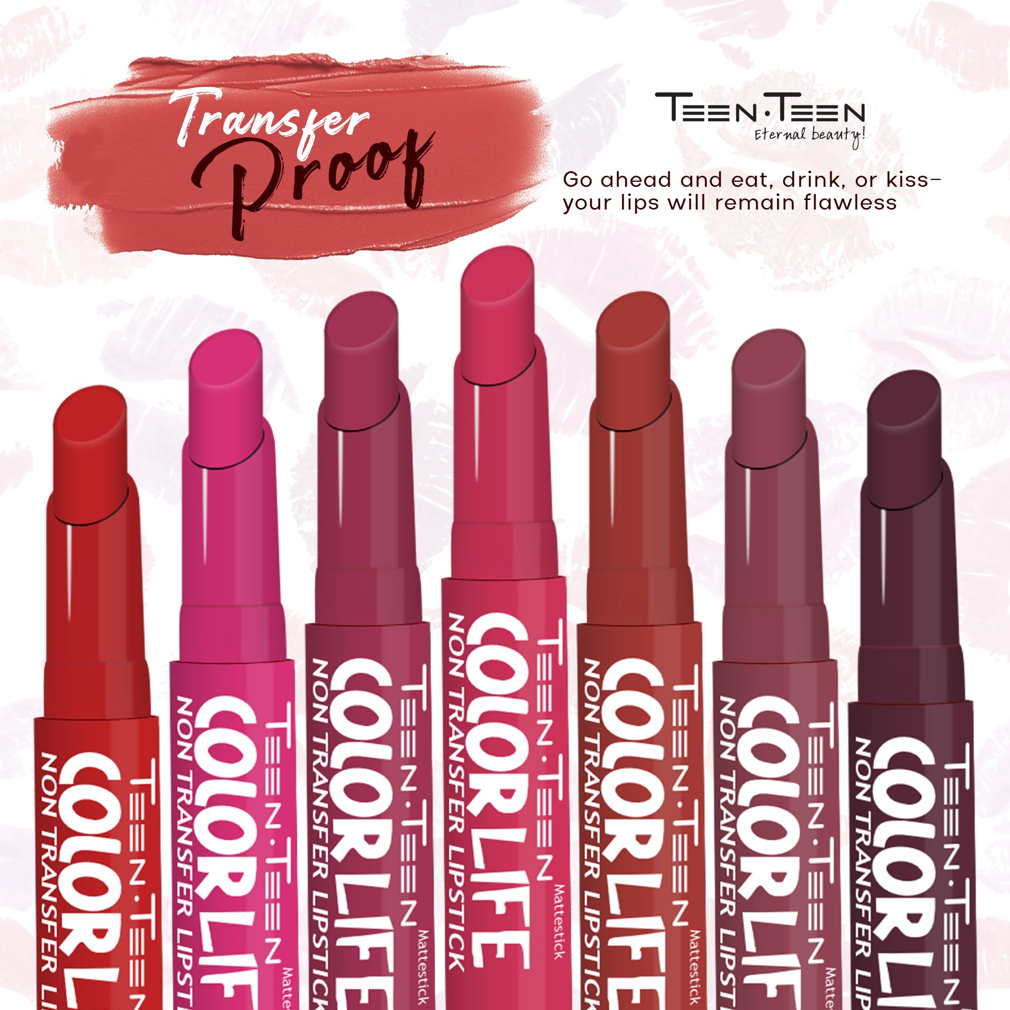 TEEN.TEEN Waterproof Matte Lipstick - Long Lasting, Non-Transfer, Brown Sugar Shade | Perfect for Everyday Wear, Date Night & Special Occasions