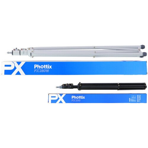 Phottix Px280W 9.2ft Air Cushioned Light Stand - Heavy Duty White Photography Light Stand for Studio, Video & Portrait Shooting - Perfect for Photographers, Videographers & Content Creators