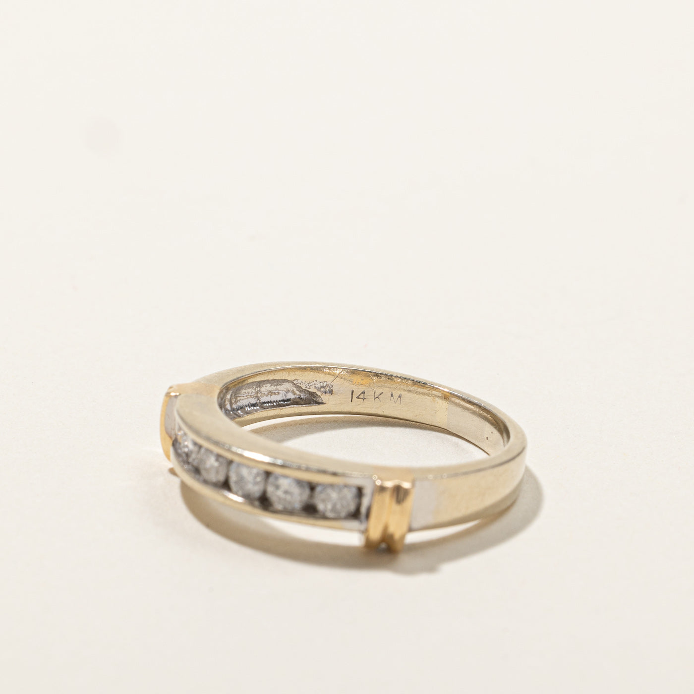 0.48ctw Channel Set Diamond Ring for Women - Size 7.75 | Elegant Wedding Band, Anniversary Gift & Engagement Ring | Perfect for Proposals, Bridal Jewelry & Special Occasions