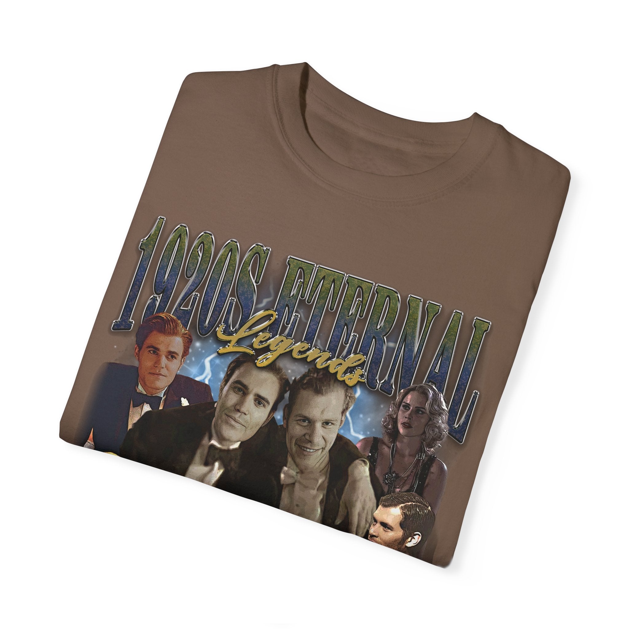 Vintage 1920s Inspired Retro T-Shirt - Eternal Legends Graphic Tee for Men & Women - Perfect for Costume Parties, Themed Events & Casual Wear