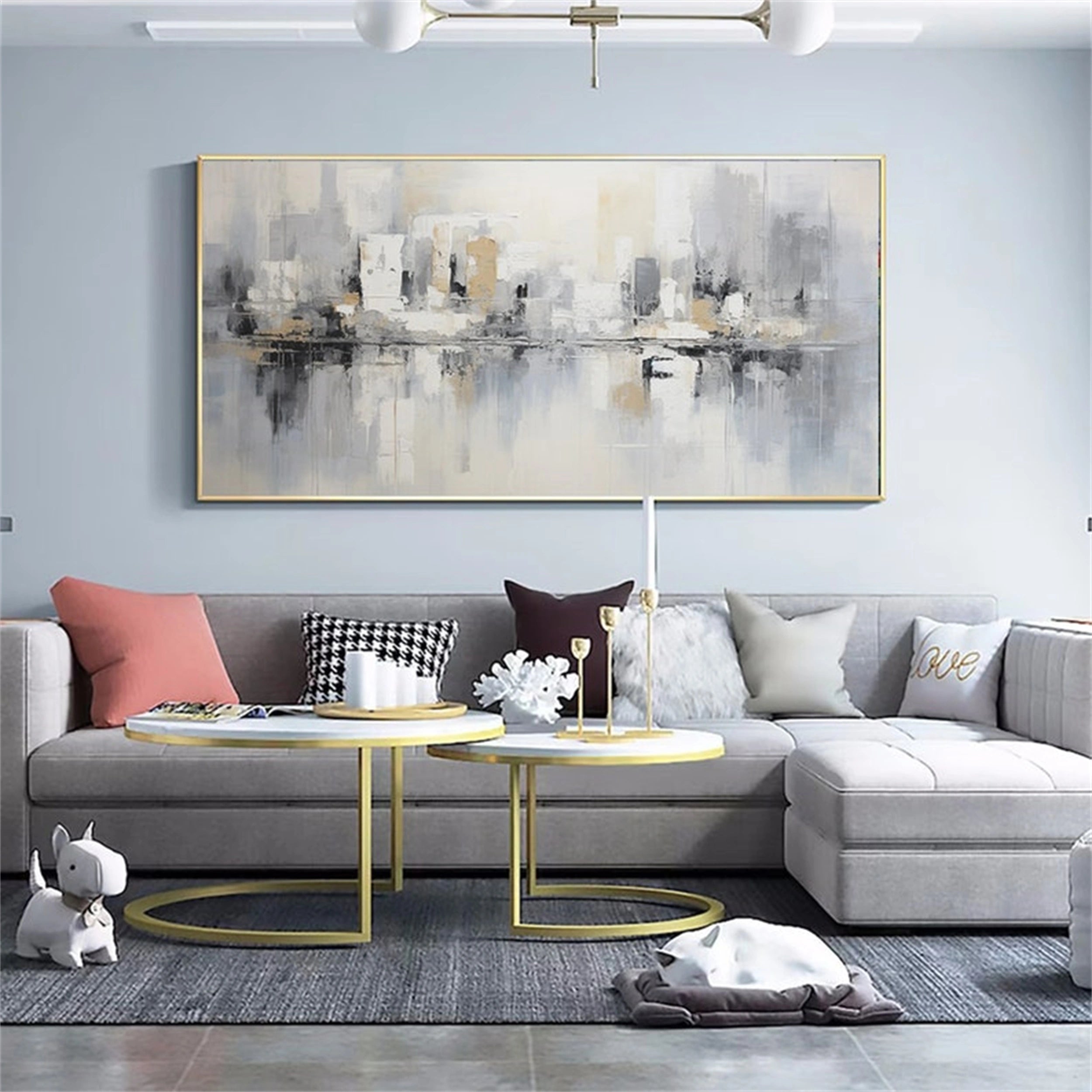 Urban Landscape Painting #UL 022 - Modern Wall Art for Home & Office Decor - Perfect for Living Room, Bedroom or Workspace
