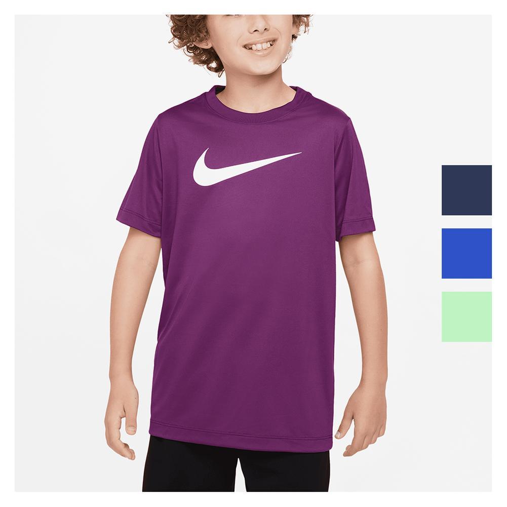 Boys' Dri-FIT Legend Performance T-Shirt - Moisture Wicking Activewear for Sports & Play