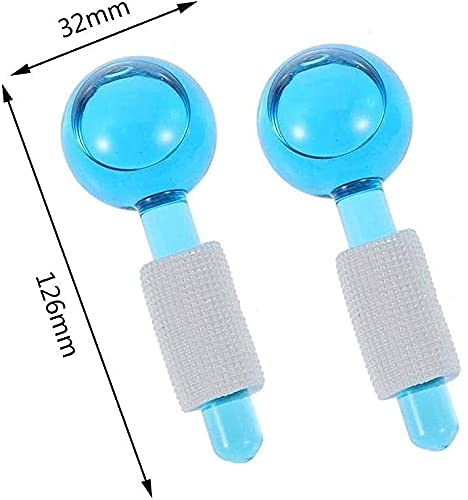 SHREVI IMPEX Ice Roller Globes - Cooling Facial Massage Tool for Face & Neck Relief, Smart Magic Cool Face Roller Ball for Puffiness & Inflammation - Perfect for Skincare Routine, Morning Depuffing & Post-Workout Recovery