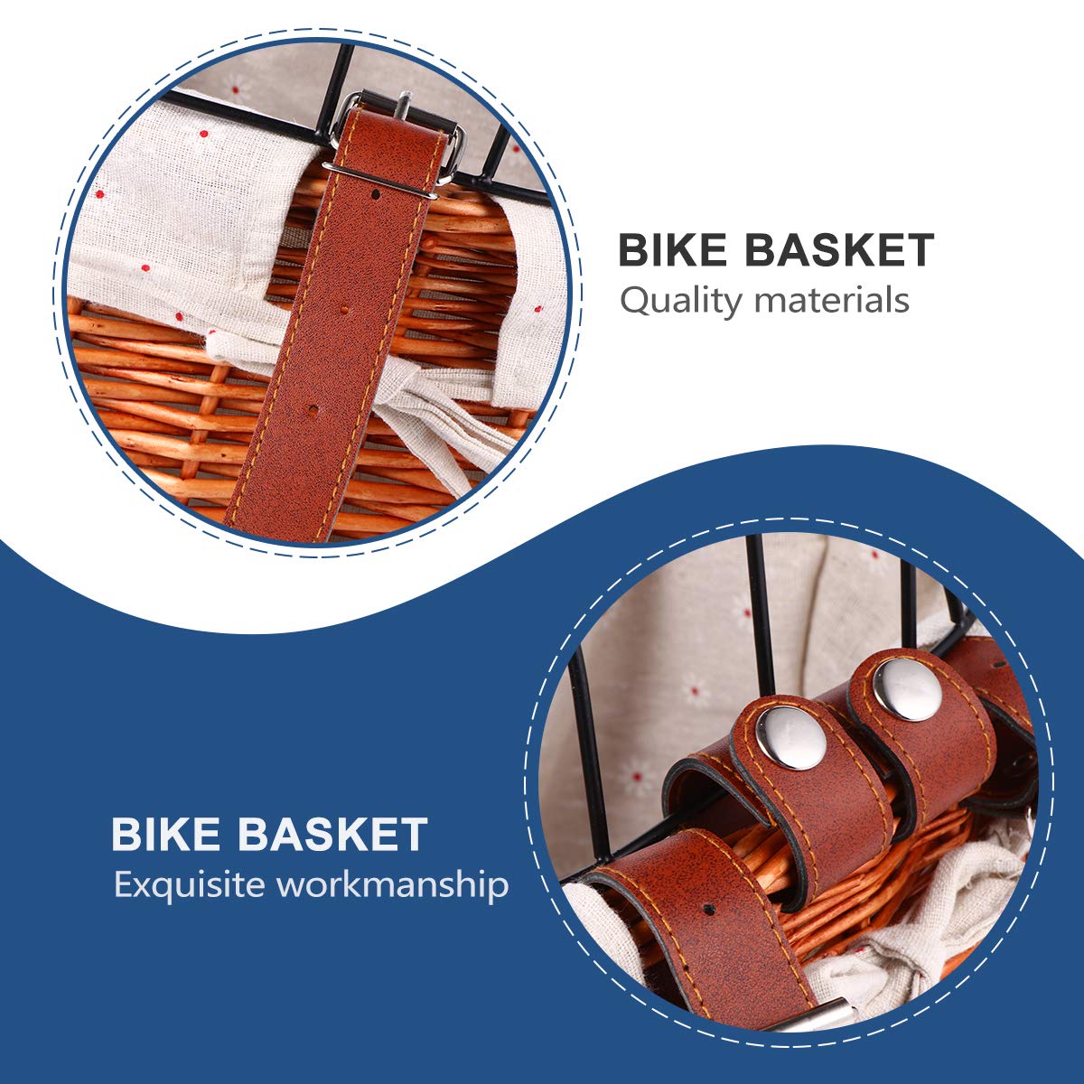 **Durable Front Bike Basket for Pets & Storage - Removable Cycling Carrier Bag for Dogs & Essentials - Perfect for Commuting, Shopping & Outdoor Adventures**