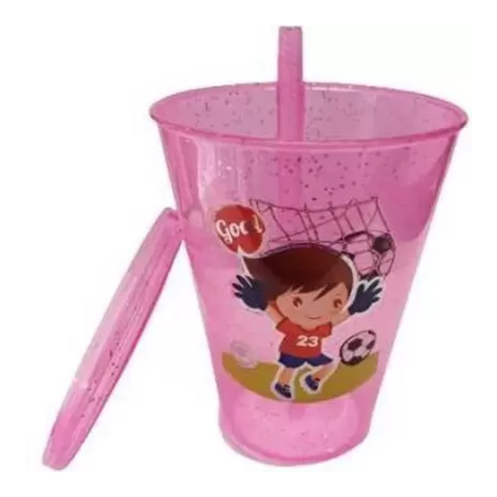 SBAPRIME Kids Acrylic Sipper Glass with Lid - 4-Pack Leak-Proof Travel Cups for Water, Milk & Juice - BPA-Free, Durable & Spill-Proof for School, Car & Outdoor Activities