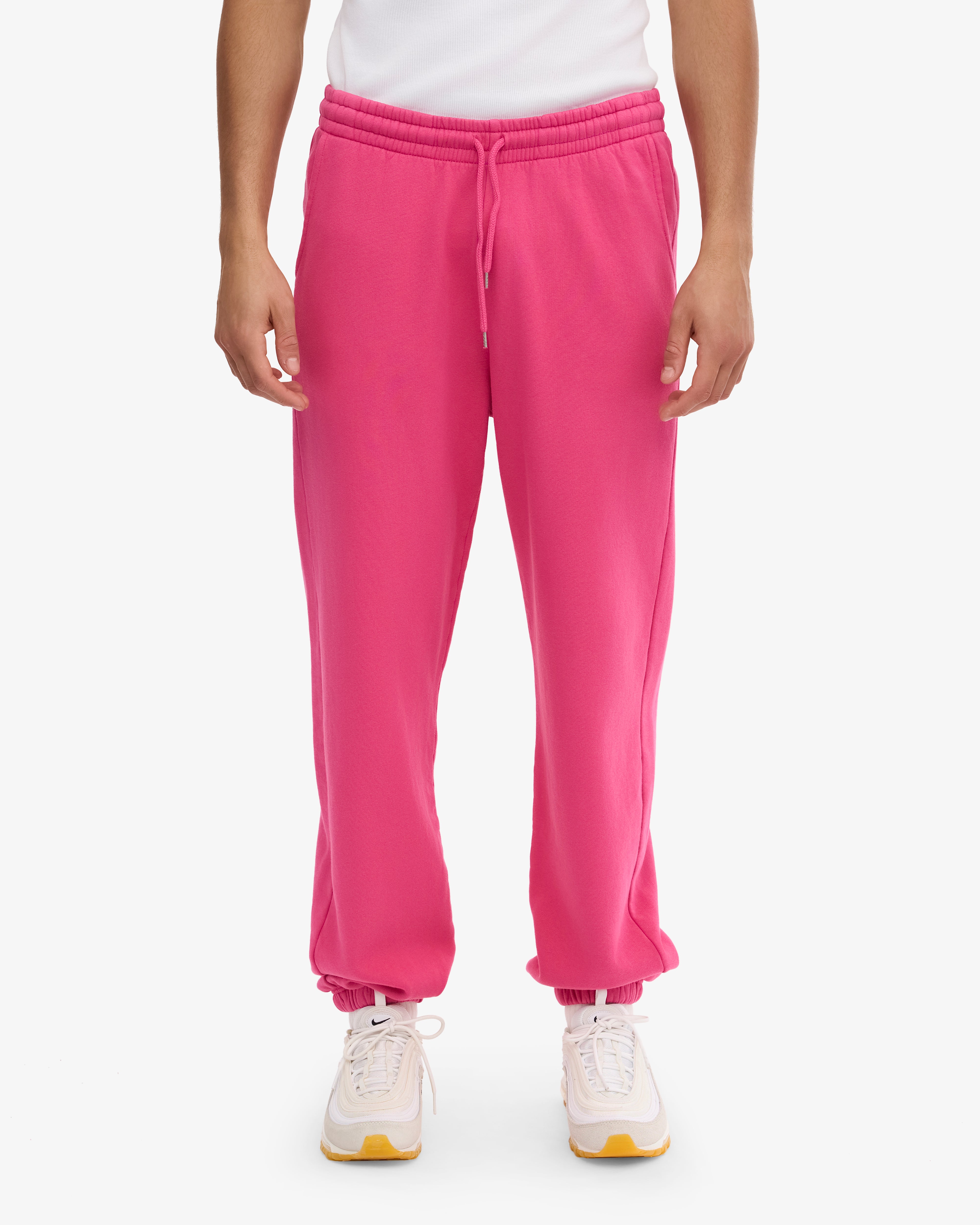 Organic Cotton Sweatpants for Women - Soft & Comfortable Bubblegum Pink Joggers - Perfect for Yoga, Lounge & Casual Wear