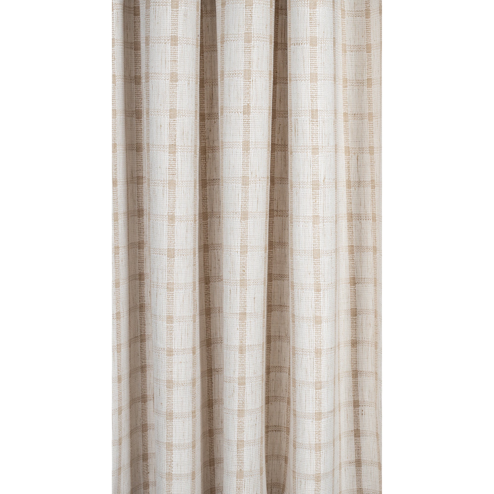 Harriet Check Fabric - Natural Cotton Plaid Textile for Upholstery, Curtains & Home Decor | Perfect for DIY Sewing Projects & Crafting