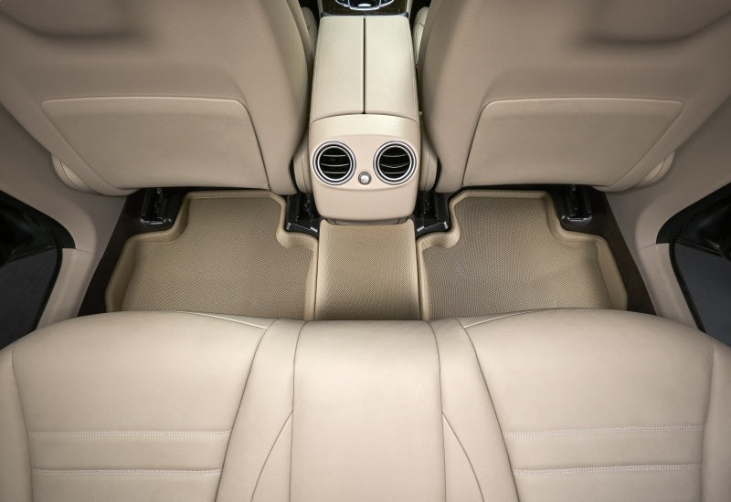 3D MAXpider Custom Fit Floor Mats for 2009-2013 Mazda Mazda6 Kagu 2nd Row - Premium All-Weather Protection & Non-Slip Design - Perfect for Daily Commutes, Road Trips & Family Travel (Tan)