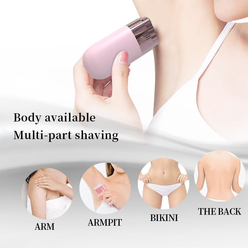Best Electric Shaver for Women - Cordless Painless Razor for Legs, Arms, Armpit & Bikini - USB Rechargeable Wet/Dry Use - Portable for Travel, Gym & Home Shaving