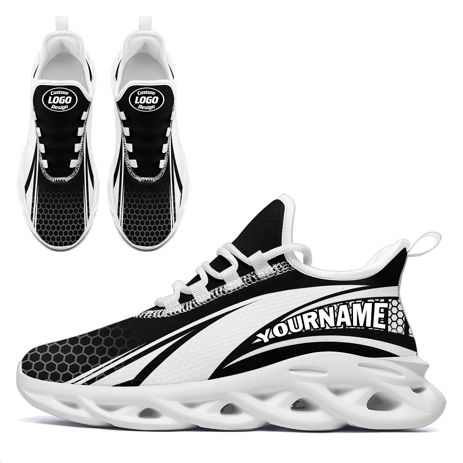 Custom Maxsoul Personalized Sneakers for Men & Women - Breathable Running Shoes FN003 E025022 Size 7 - Perfect for Gym, Workouts & Casual Wear