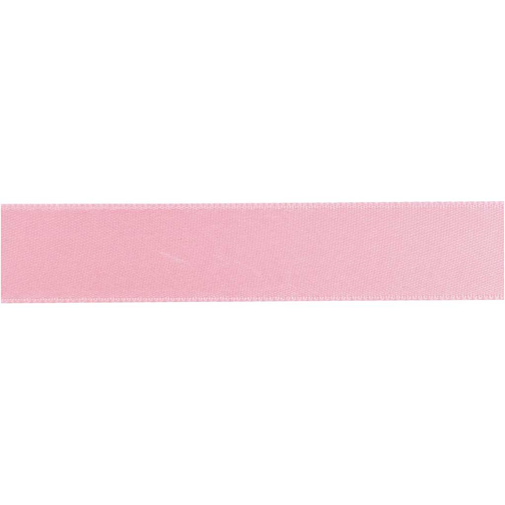 20mm Wide Rose Satin Ribbon - 6 Meters for Gift Wrapping, Hair Bows, Wedding Decorations & DIY Crafts