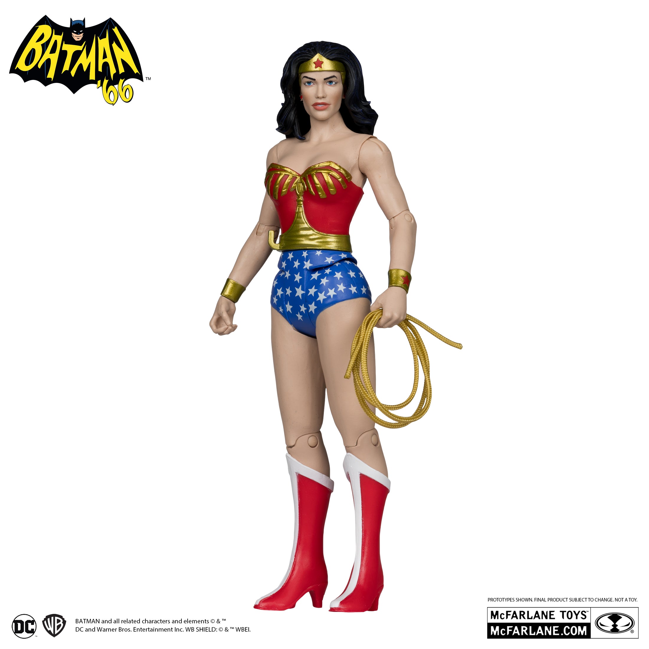 Vintage DC Comics Wonder Woman & Batman Action Figures - McFarlane Toys Collectibles for Superhero Fans | Perfect for Display, Gifts & Comic Book Collections