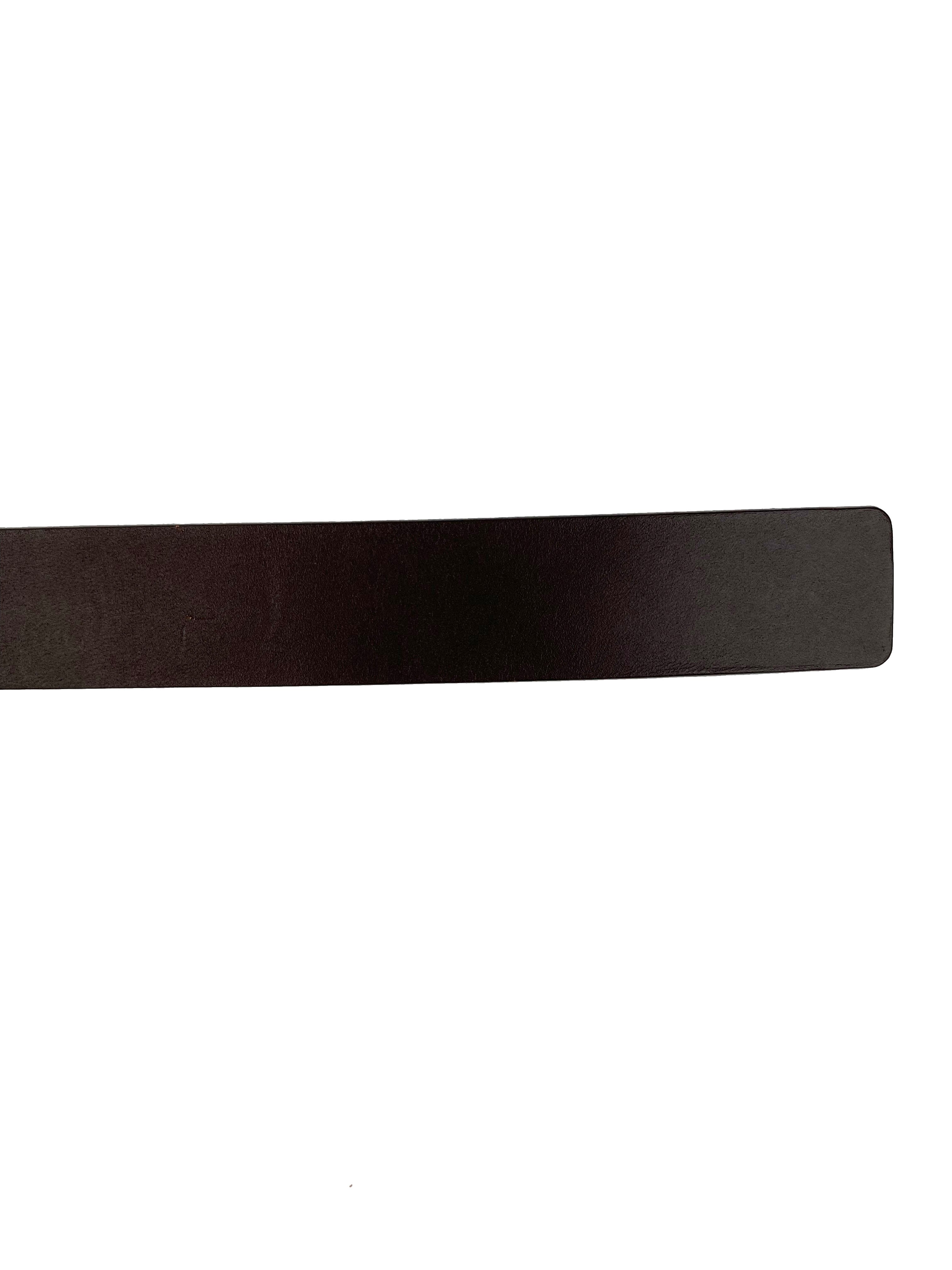 Gucci Brown Leather Horsebit Belt with Silver Buckle - 95cm/37.5in - Luxury Designer Belt for Men & Women | Perfect for Office, Parties & Formal Occasions