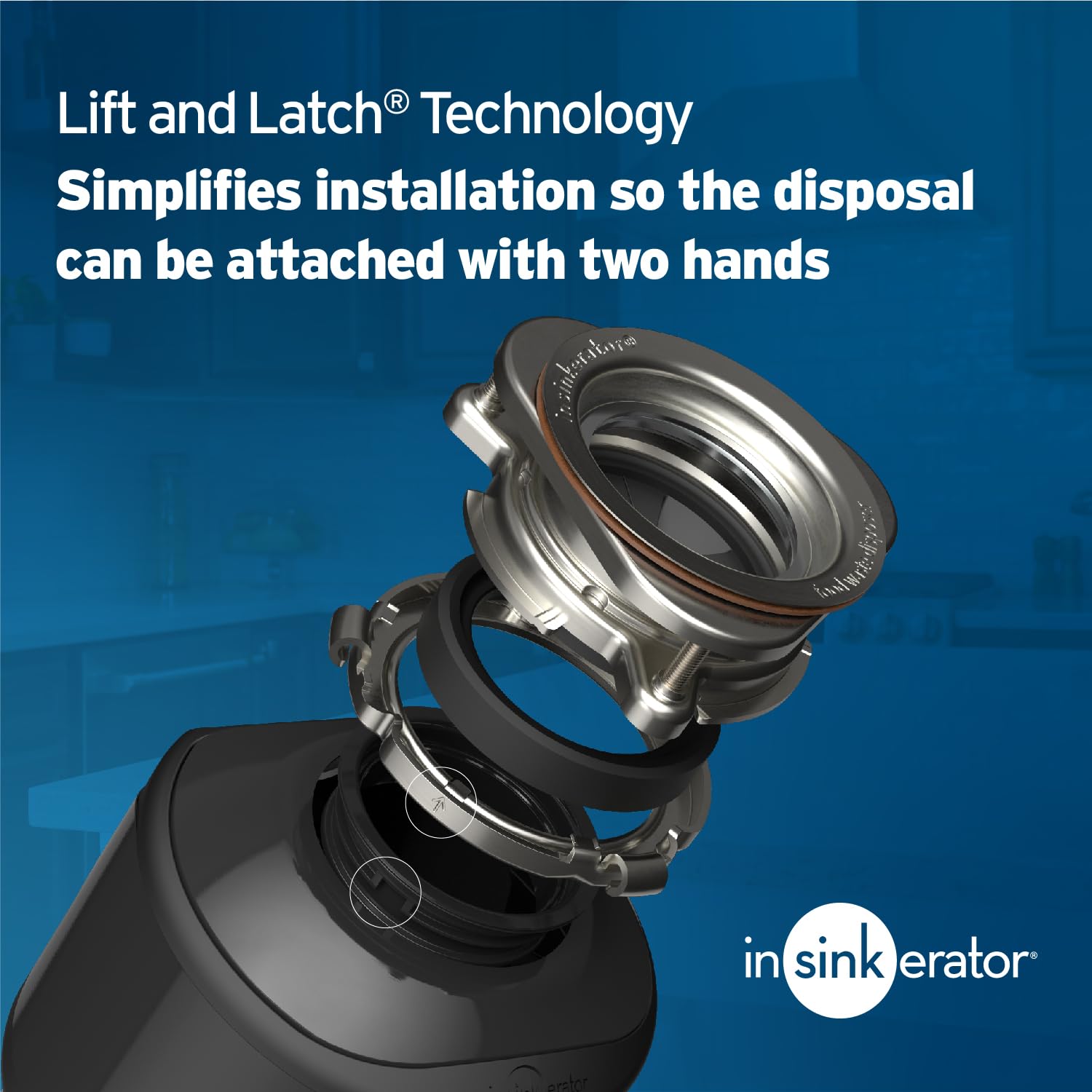 InSinkErator Badger 1 Garbage Disposal - 1/3 HP Continuous Feed with Power Cord, Standard Series, Black - Perfect for Kitchen Waste Disposal & Sink Cleaning