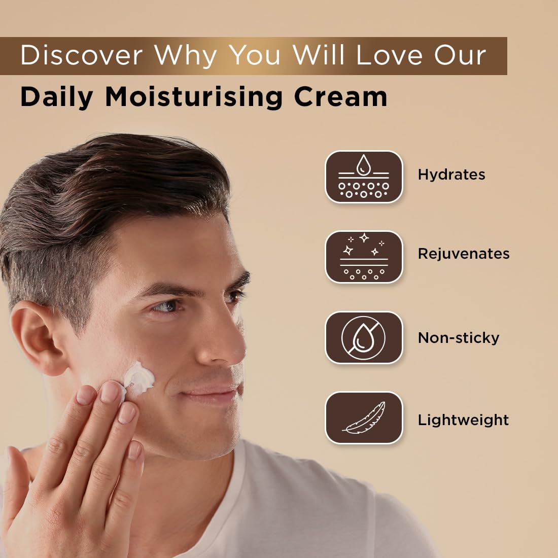 The Man Company DeTan Daily Pack - Activated Charcoal Face Wash & Daily Moisturizing Face Cream with Argan Oil, Shea Butter & Vitamin E | Deep Cleansing & Hydrating Skincare Set | Pack of 2 | Perfect for Men's Daily Face Care Routine & Travel Essentials