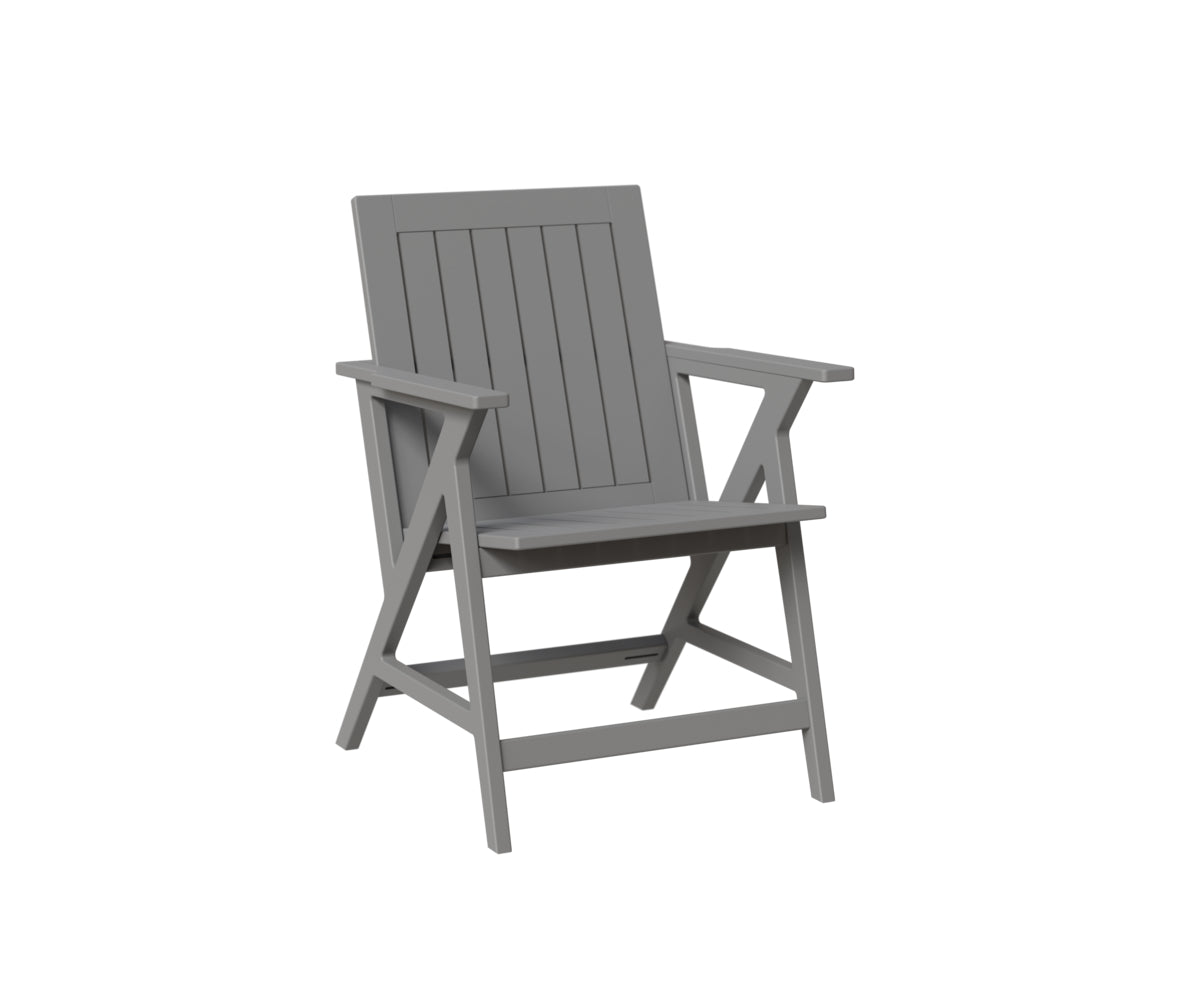 Berlin Gardens Kinsley Dining Arm Chair - Comfortable Patio & Outdoor Dining Chair for Garden, Deck, and Backyard Use