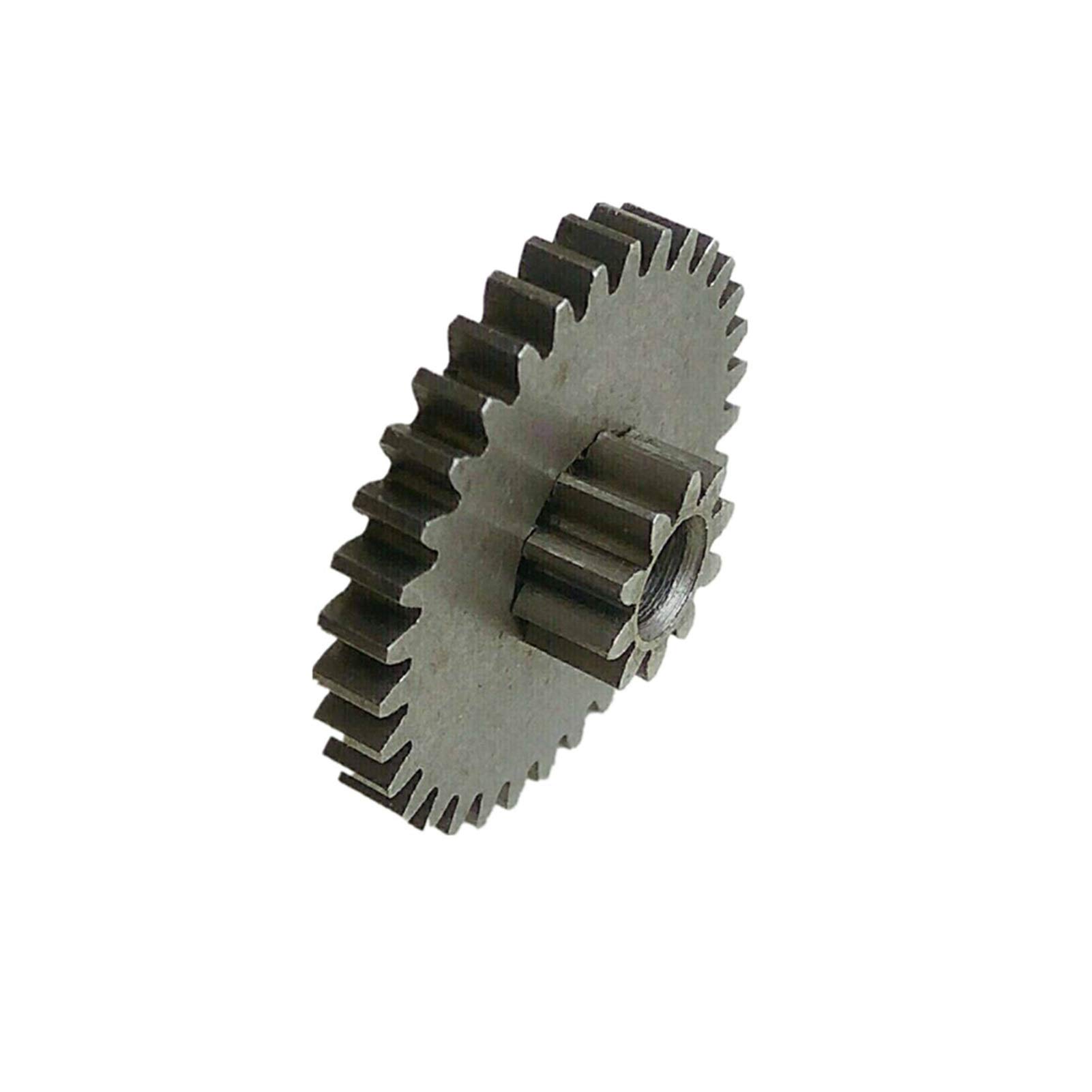 YINGJUN 10T-33T Double Gears 4mm Hole 0.7M Reduction Variable Duplex Gear A11 for RC Cars, Robotics, and DIY Projects (Hole Diameter: 4mm, Teeth: 10-33)