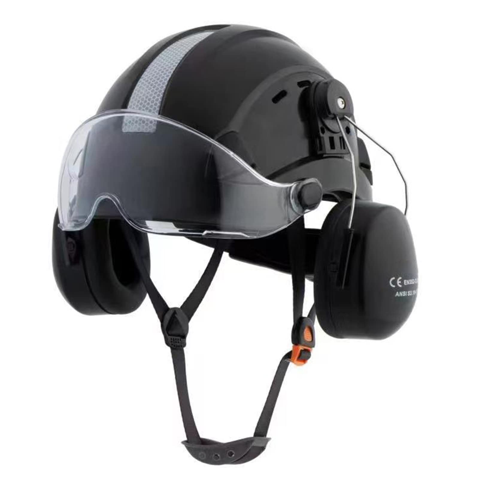 ANSI Z87.1 Certified Safety Hard Hat with Visor & Ear Protection - Professional Arborist Chainsaw Helmet for Forestry Work & Tree Climbing - Ideal for Logging, Construction & Outdoor Safety Gear