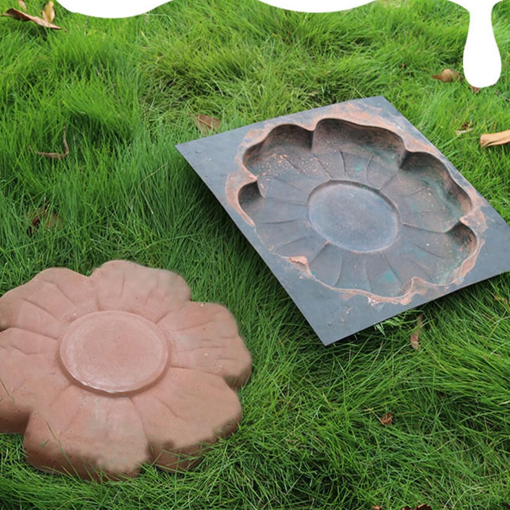 USHOBE Turtle Shaped Stepping Stone Mold - Reusable DIY Concrete Cement Path Maker for Garden, Lawn, Driveway | Create Beautiful Walkways & Decorative Paving | Perfect for Outdoor Landscaping & Flower Bed Edging