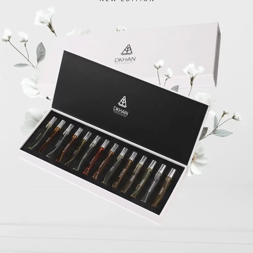 DKHAN Discovery Kit - 14-Piece Essential Oil Set (10ml Each) for Aromatherapy, Diffusers & DIY Beauty Products