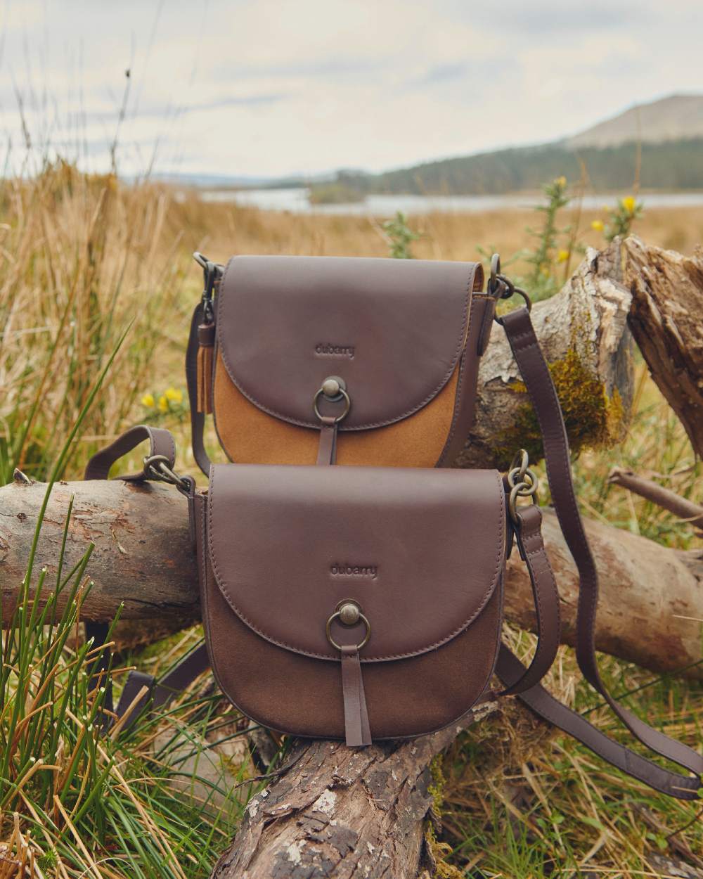Dubarry Crossgar Saddle Bag - Premium Leather Equestrian Riding Bag for Horseback Riding, Show Jumping & Trail Riding | Waterproof & Durable Horse Riding Accessories