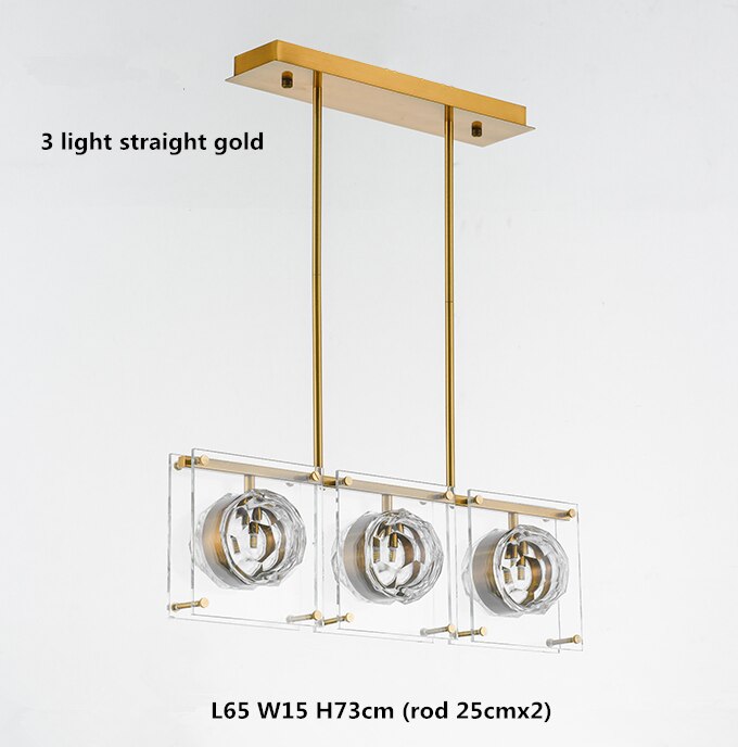 Crystal Ball Chandelier for Kitchen Island - Elegant Pendant Lighting Fixture for Dining Room, Living Room, and Home Decor