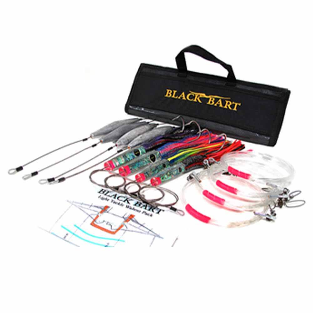 Black Bart Light Wahoo Pack - Premium Fishing Lure for Saltwater & Freshwater - Perfect for Trolling, Casting & Offshore Fishing