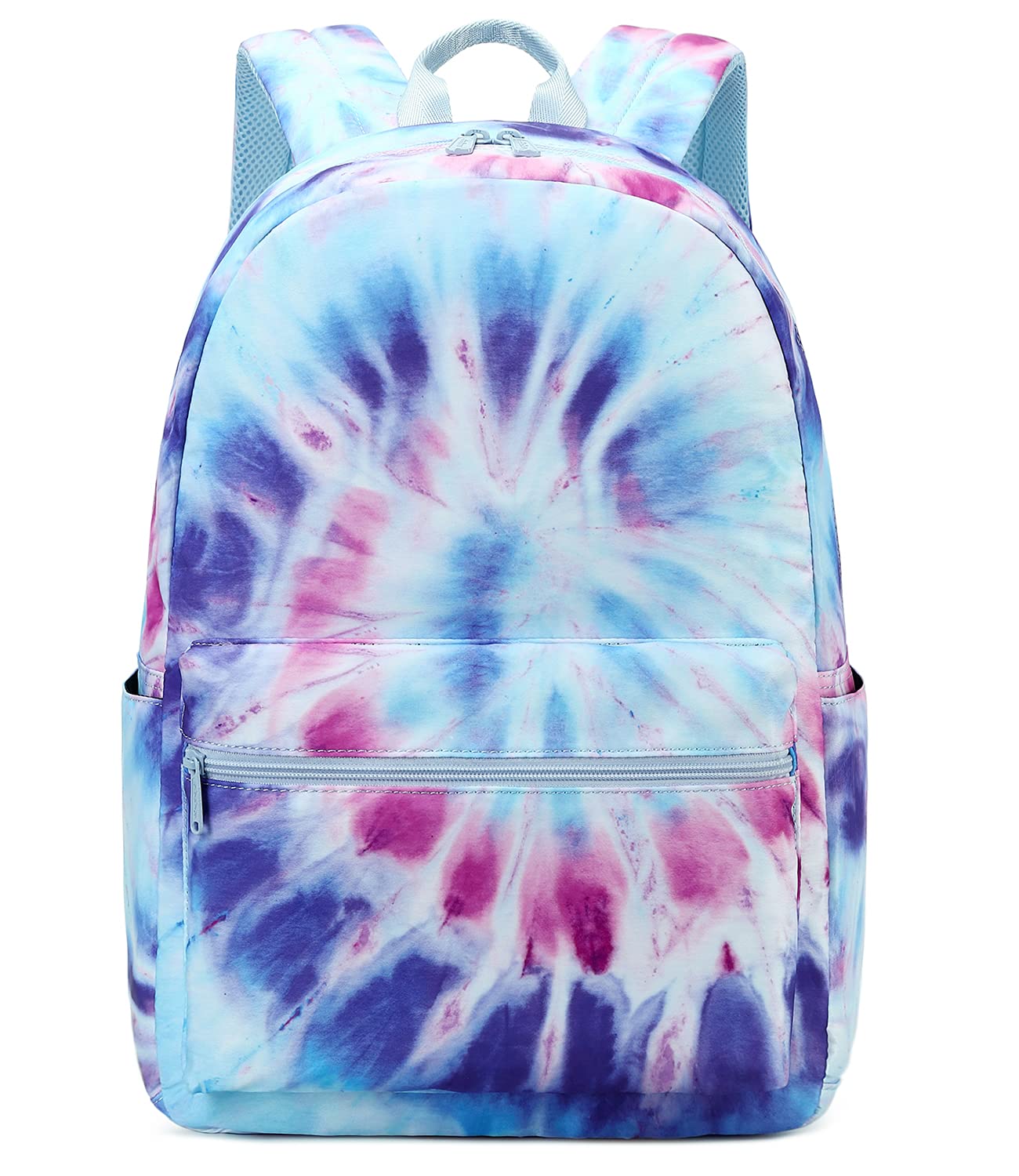 Cute Lightweight Tie Dye Backpack for Teen Girls - Waterproof School Bookbag for Elementary, Middle & High School Students | Perfect for Daily Use, Travel & Outdoor Activities (D Tie Dye Pattern)