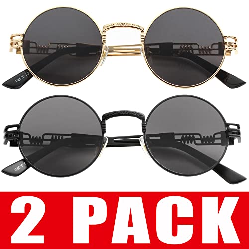 2 Pack (Gold/Black + Black/Black)
