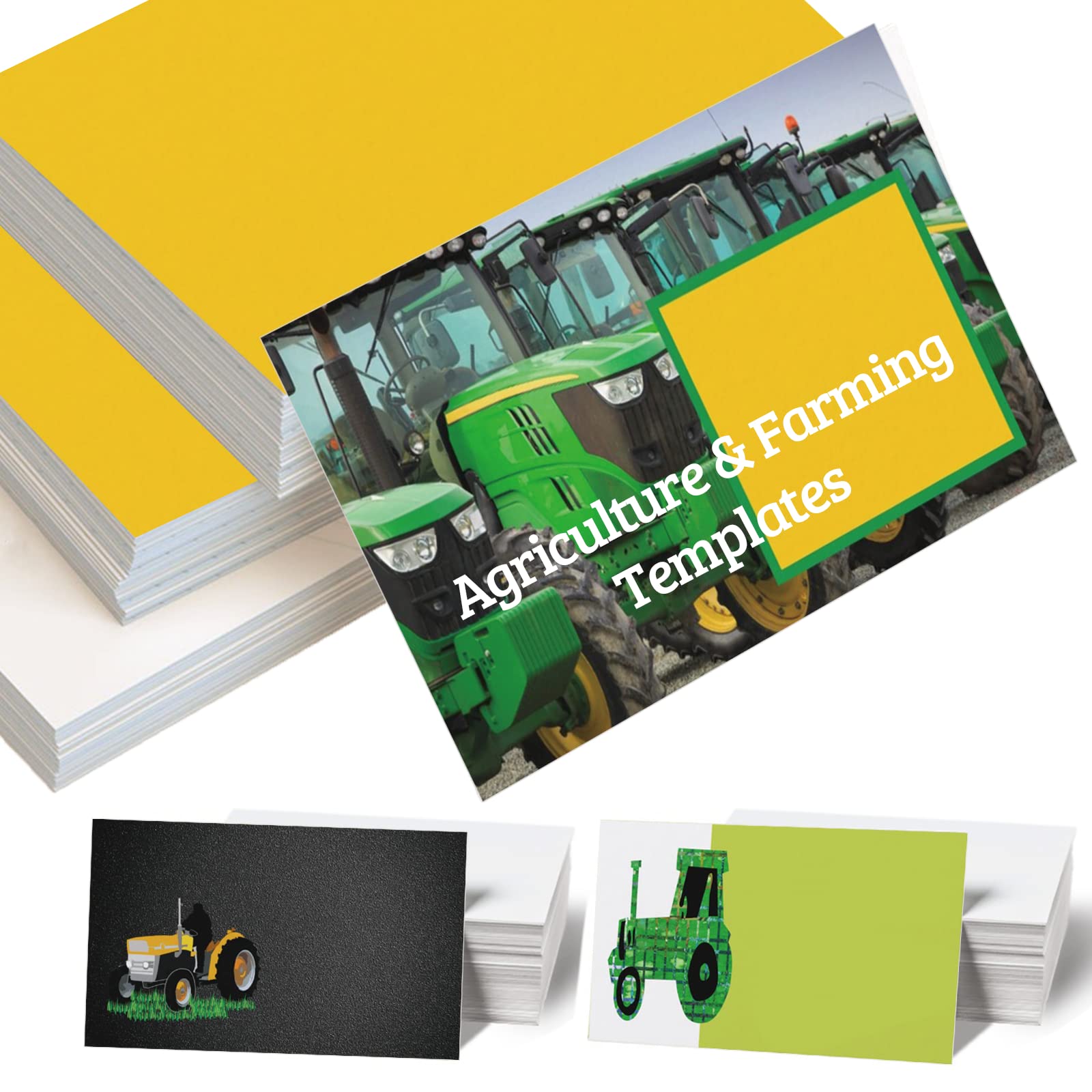 100PCS Custom Business Cards with Double-Sided Printing & Logo - Personalized 3.5