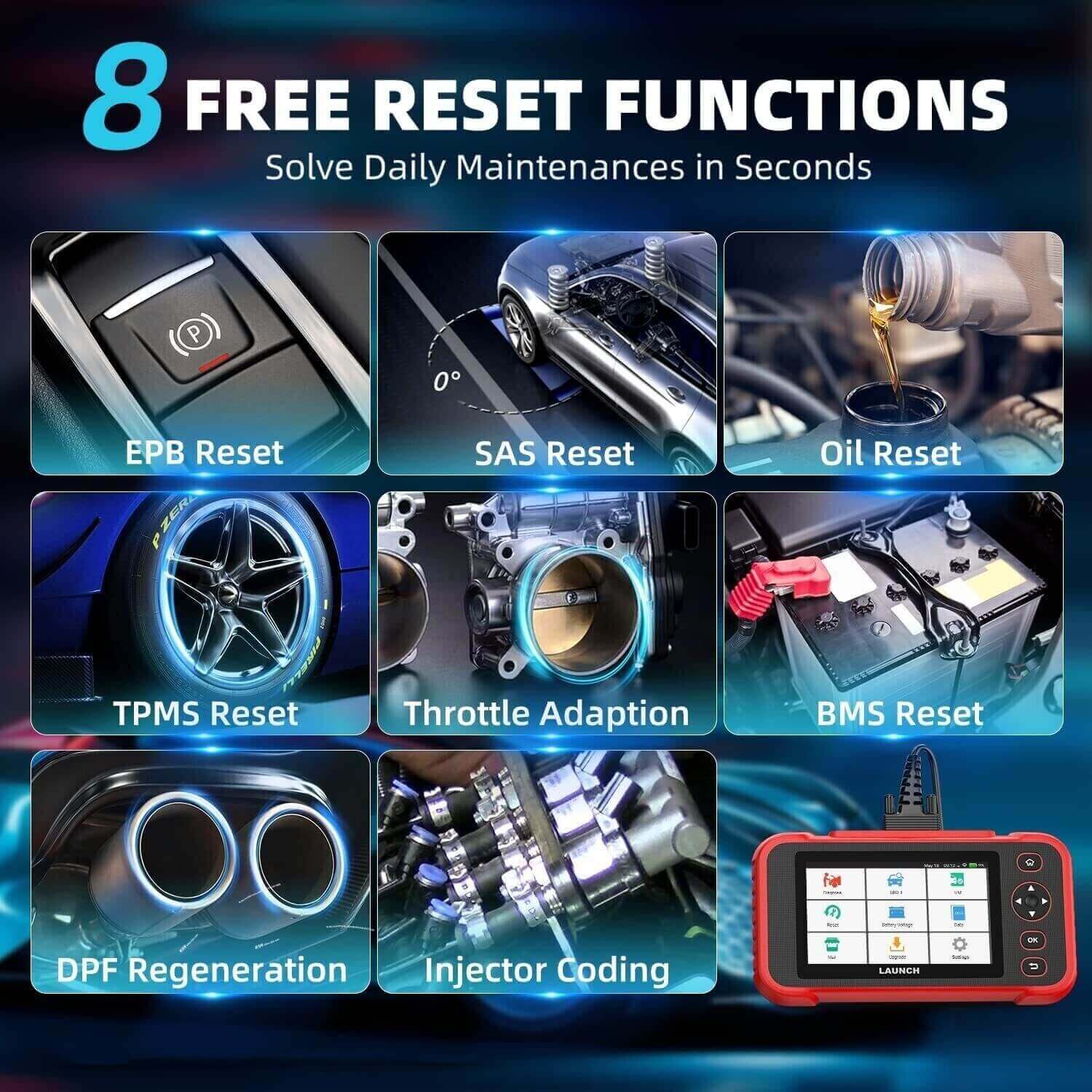 2025 Launch CRP129i OBD2 Scanner - Full System Diagnostic Tool for ABS, SRS, SAS, TPMS & EPB | Car Engine Code Reader | Works with Most Vehicles | Perfect for Mechanics & DIY Auto Repairs